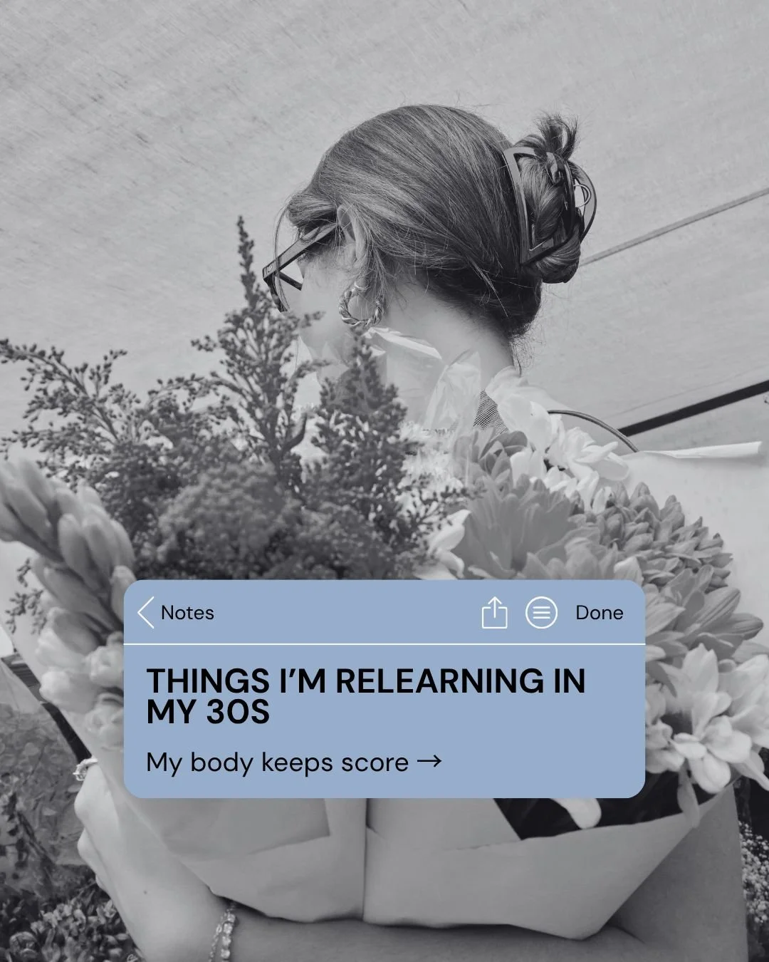 Things I&rsquo;m relearning in my 30s&hellip;
The body keeps score.
The stress you carry.
The emotions you suppress.
The tension you ignore.

It doesn&rsquo;t just disappear&mdash;it shows up.
In your posture.
In your pain.
In your energy.

But your 
