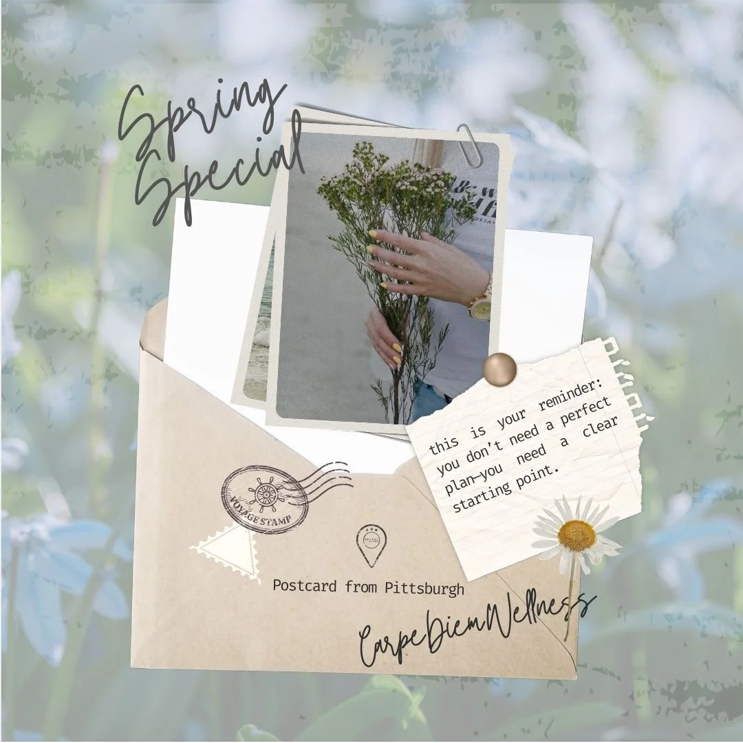 If you&rsquo;ve been overwhelmed by wellness advice online (or you&rsquo;ve tried a few things and still don&rsquo;t feel like yourself), this is your reminder: you don&rsquo;t need a perfect plan&mdash;you need a clear starting point.
Our Spring Spe