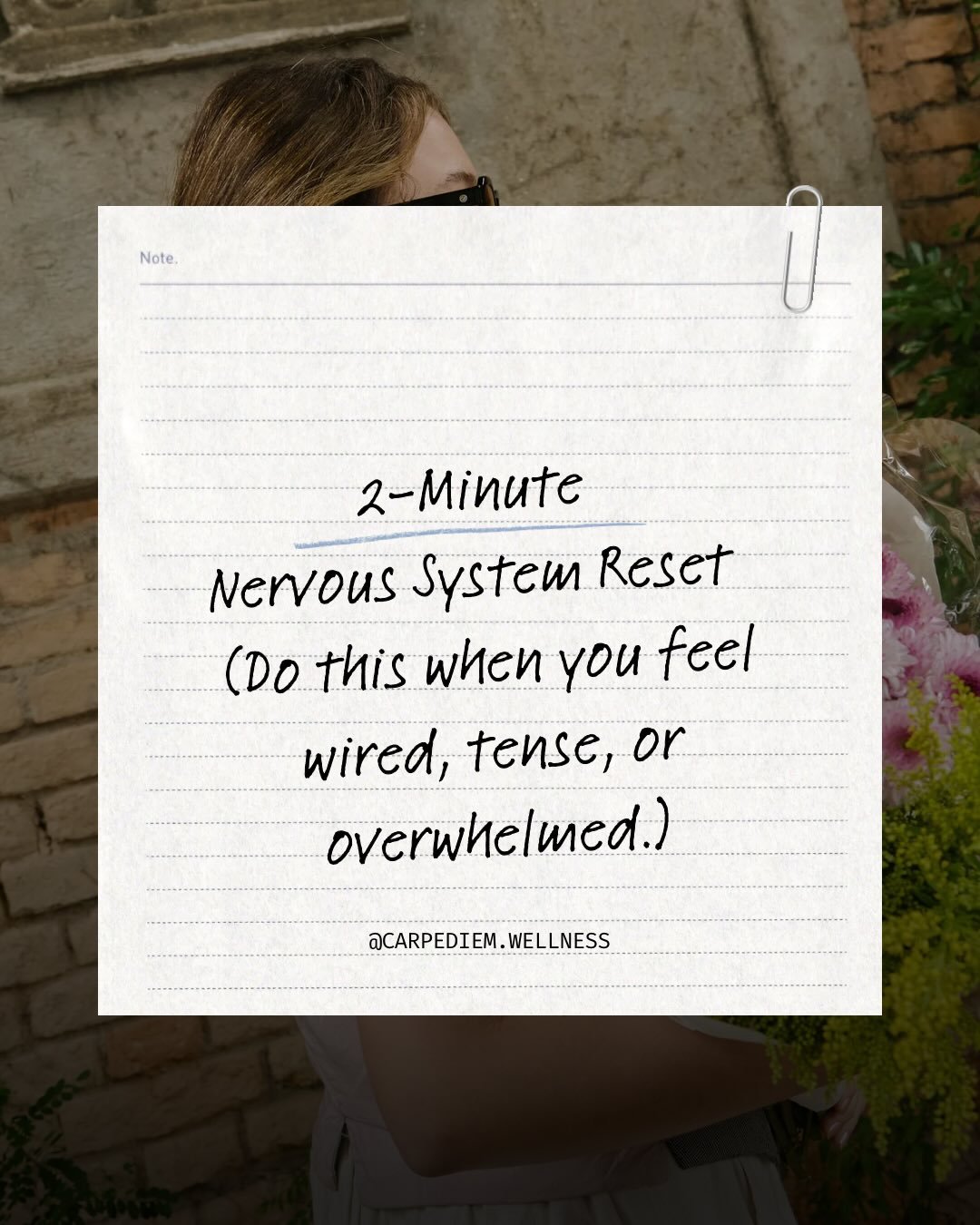 No extremes. No gimmicks. 
Just small, consistent signals of safety that help your body shift toward rest + repair.

Try this 2-minute reset today: 
Inhale 4 &bull; Hold 4 &bull; Exhale 8 (4 rounds)

Want more tools like this&mdash;plus a baseline ch