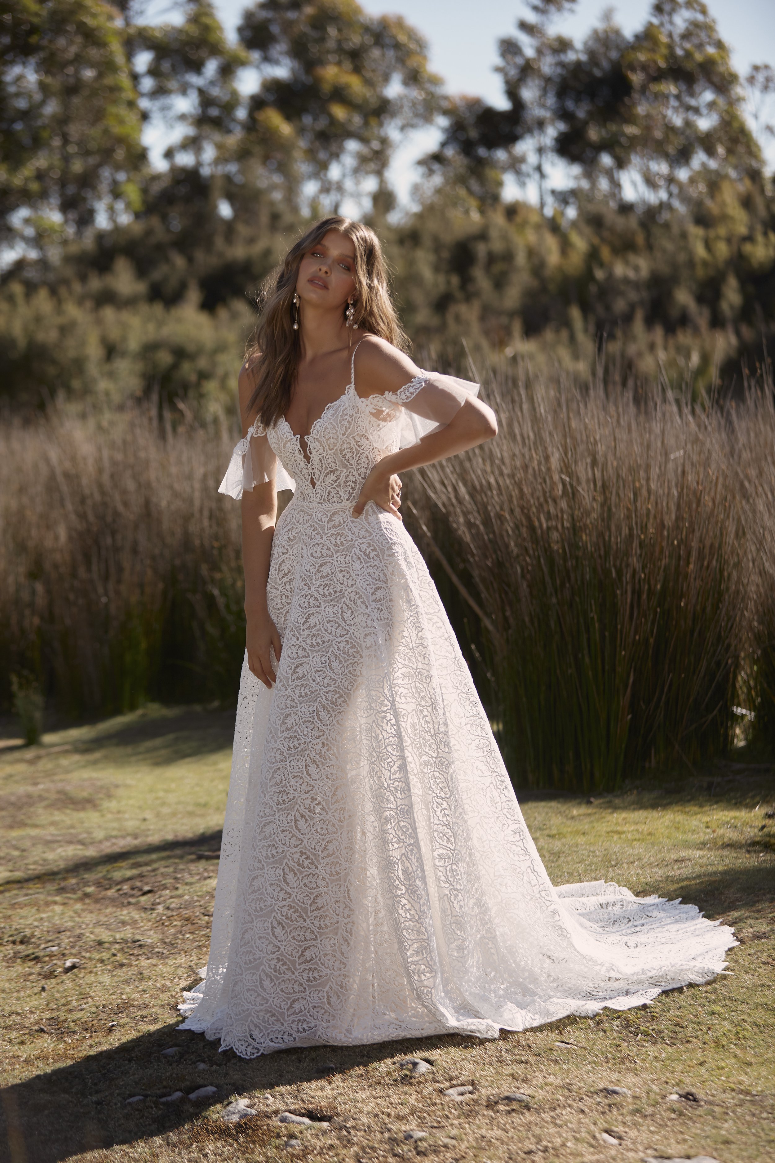 CAMRYN ML20030 FULL LENGTH A LINE EMBROIDERED LACE GOWN PLUNGING NECKLINE THIN STRAPS DETACHABLE MATCHING STRAPS INCLUDED ZIPPER CLOSURE WEDDING DRESS MADI LANE BRIDAL 1.jpg