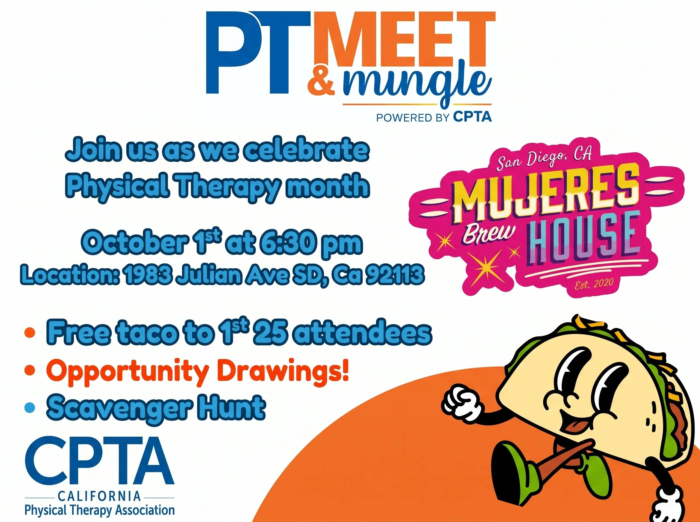 PT Meet and Mingle! PT MONTH