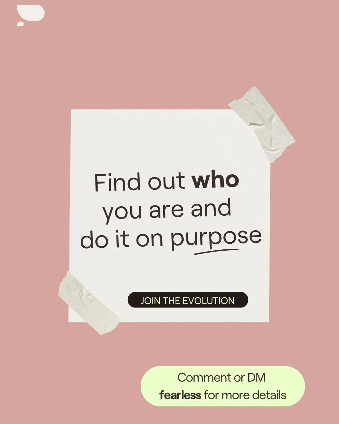 Is fear holding you back? Your fearLESS evolution starts now!

Sign up for our new product offering and start the 12 month journey with me to become the next version of you. Start the next chapter of your life now. 

🔗DM or Comment fearless to get m
