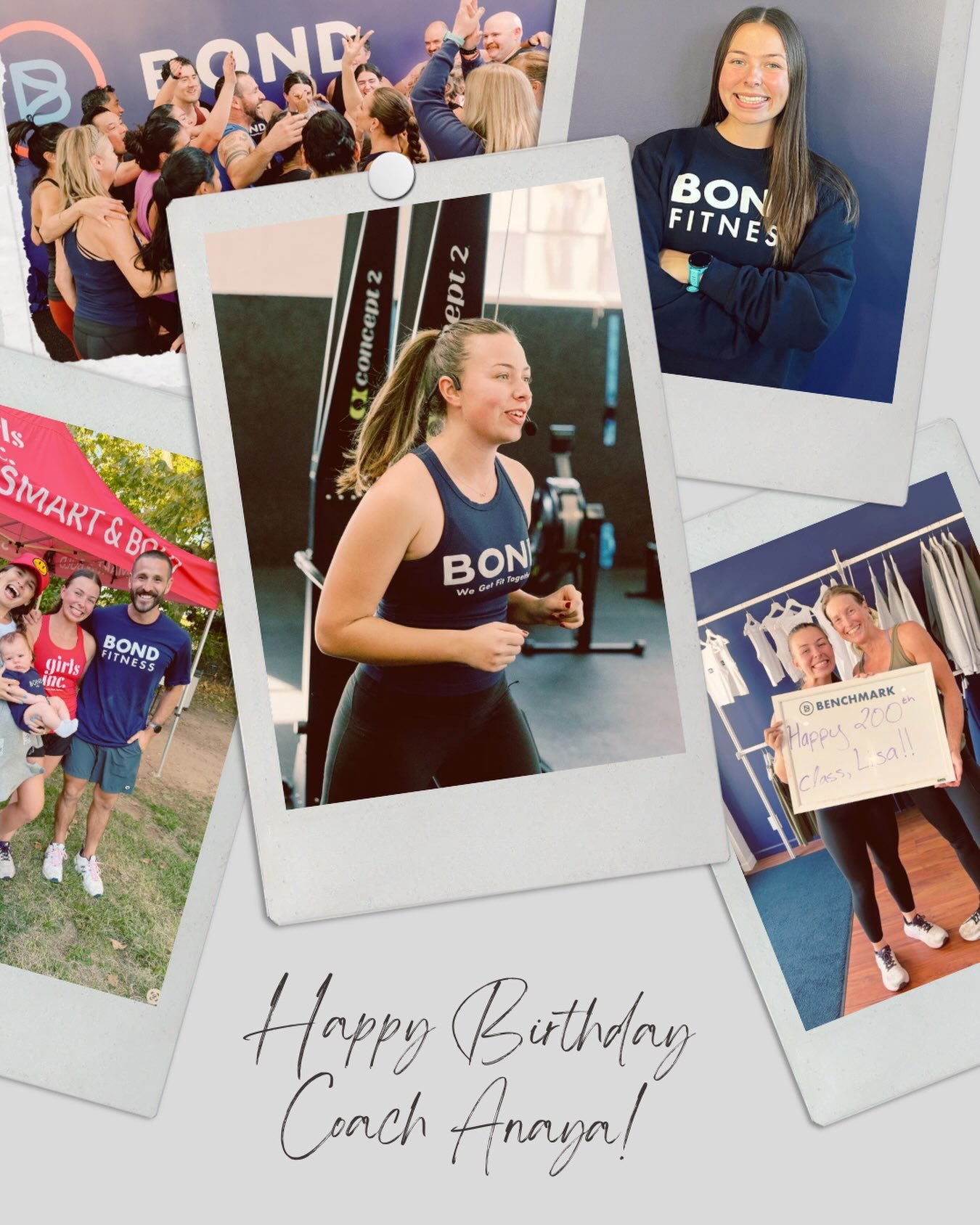 HAPPY BIRTHDAY COACH ANAYA 🥳 

Always bringing the energy we all need in class and never letting you give up! Whether you came in for a quick workout or thought you were taking it easy, Anaya will always push you that extra mile 💙 

We love you her