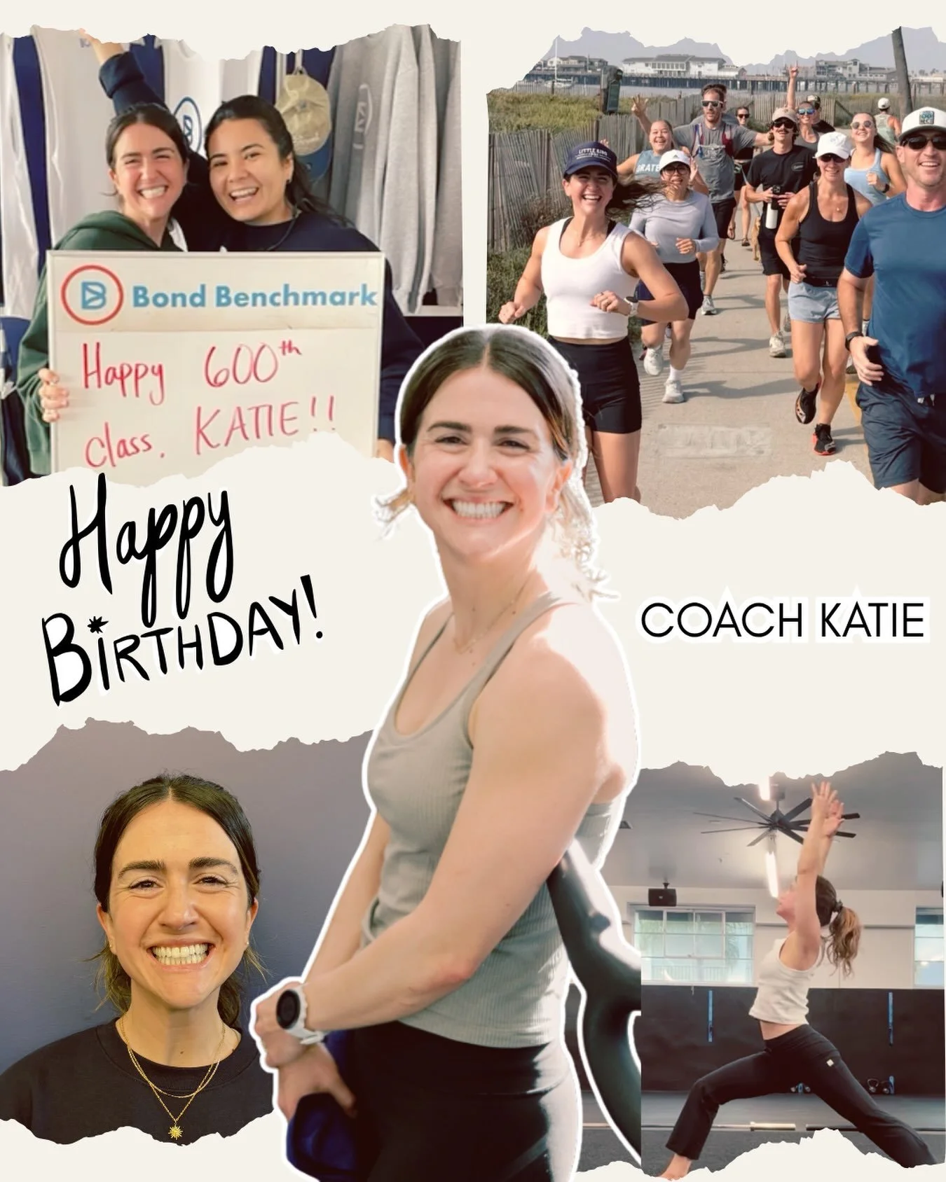 HAPPY BIRTHDAY COACH KATIE 🥳

Katie brings so much love, energy, and positivity to the Bond Community. Yoga is such an essential part of recovery&mdash;helping us stretch, restore, improve mobility, and give our bodies the care they need between wor