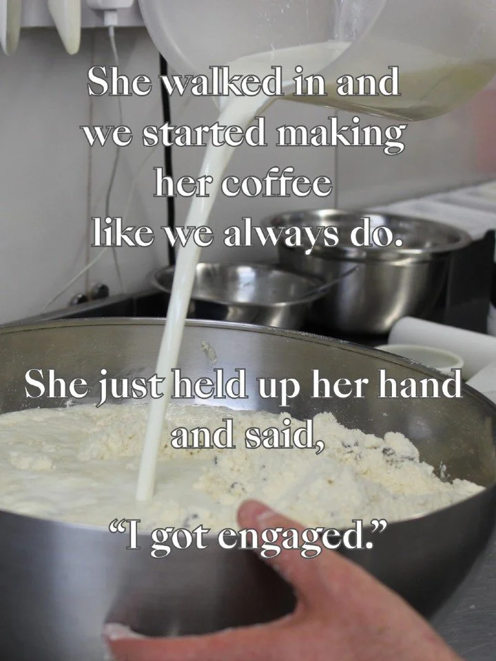 Some people don&rsquo;t stay &ldquo;customers&rdquo; for very long.

They just keep showing up&hellip;
and before you realise it,

they&rsquo;ve become part of your life in a small, quiet way.

And then one day they walk in with news like this