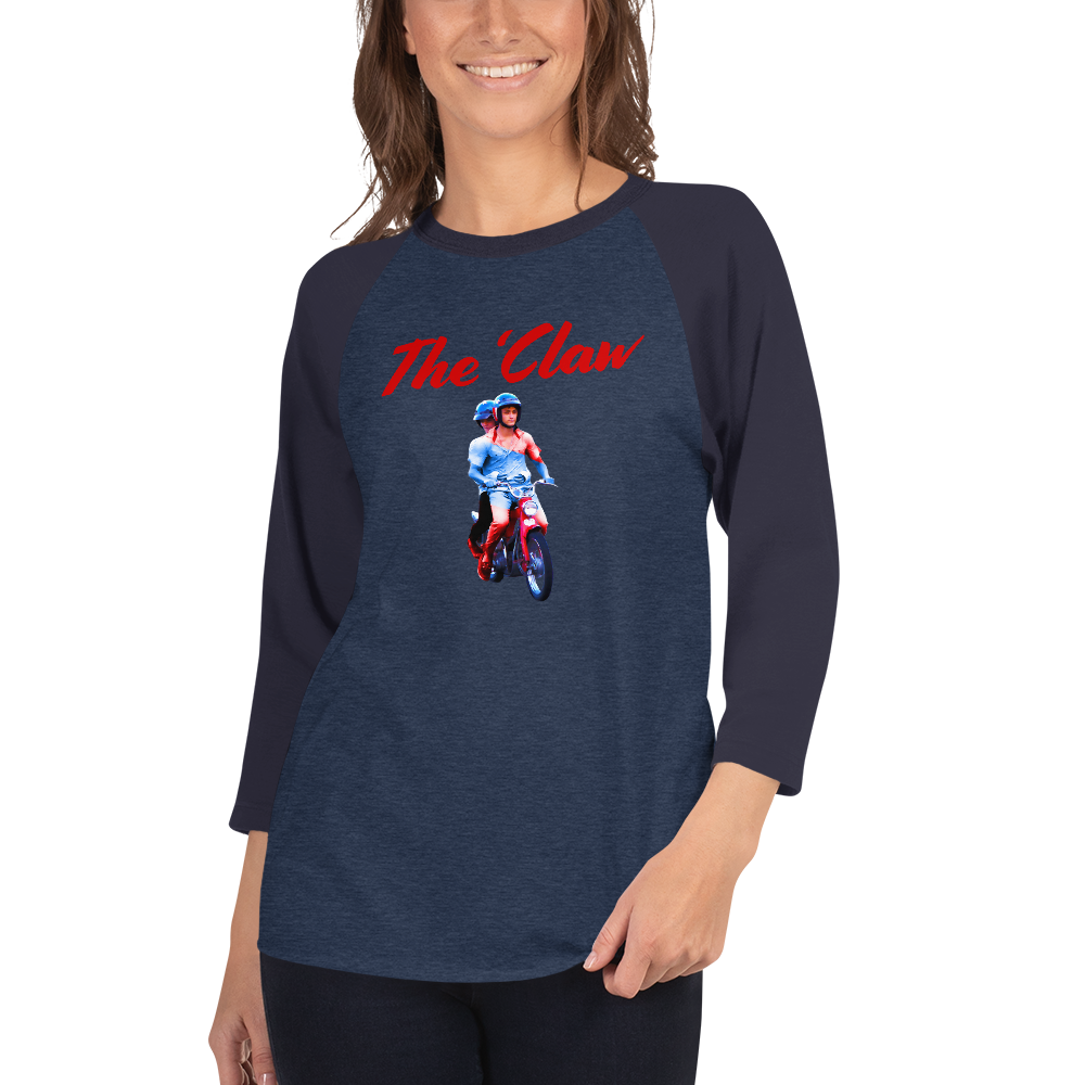 Freedom Fighters 3/4 T - Red Text on Denim and Navy