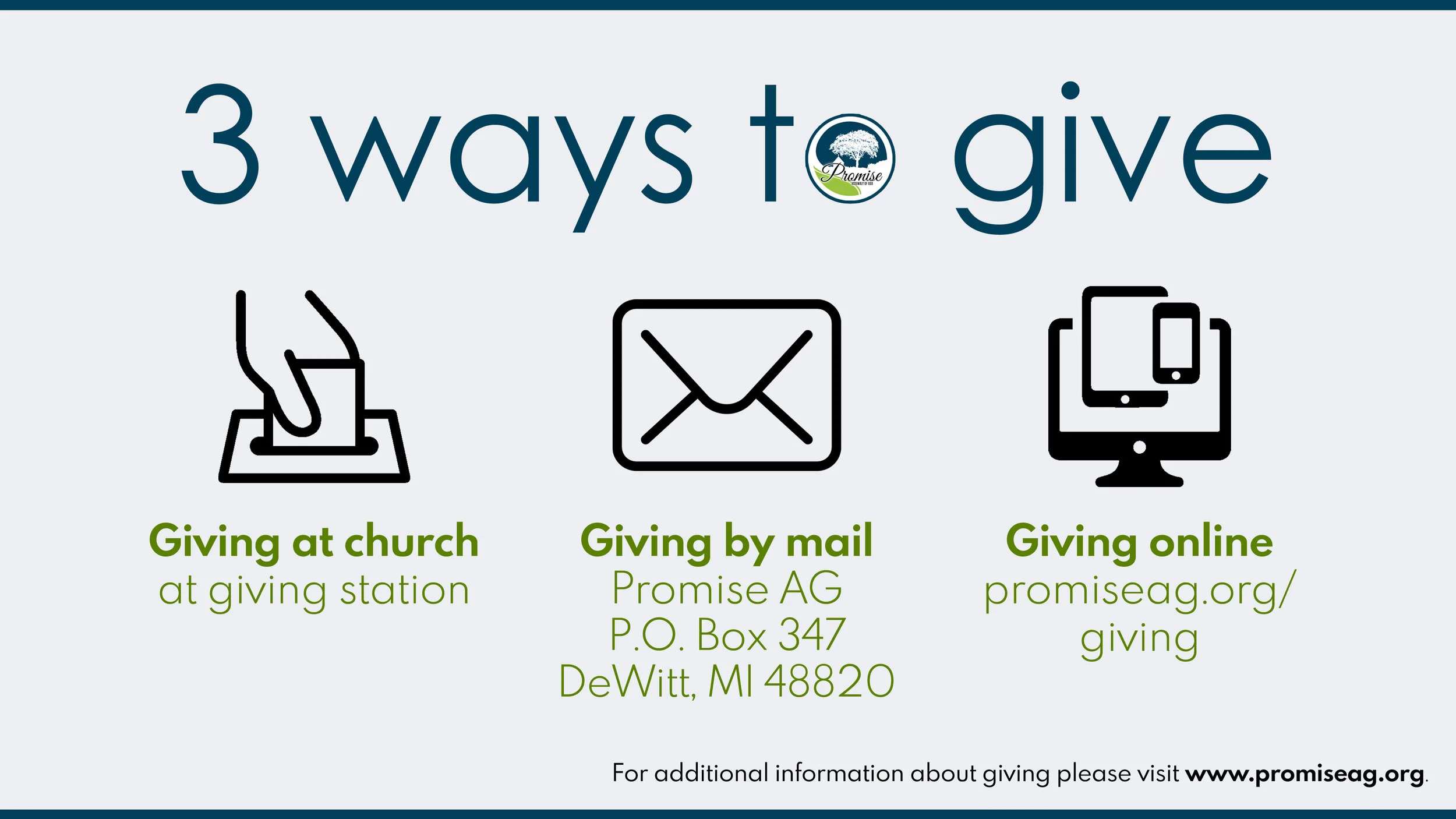 Giving — Promise AG
