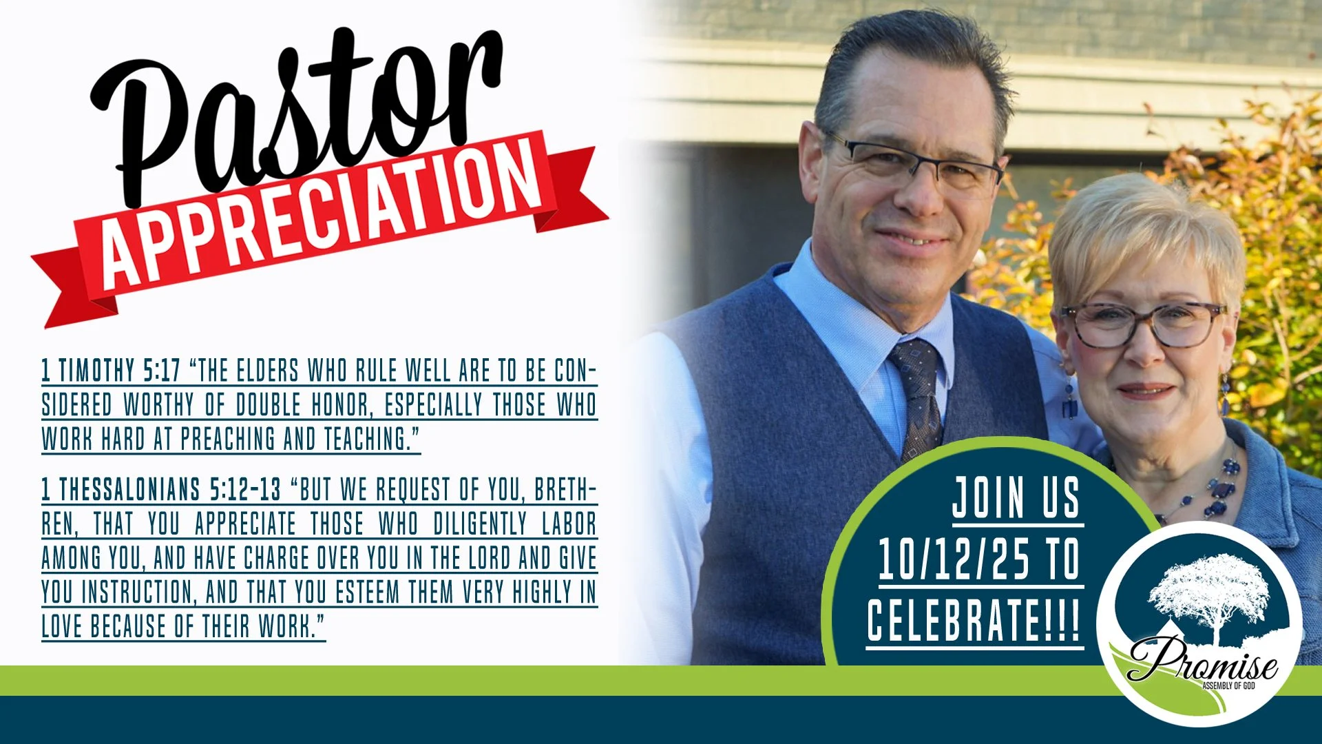 Promise Assembly Sunday Morning Service (In-Person and via Streaming at www.promiseag.org)