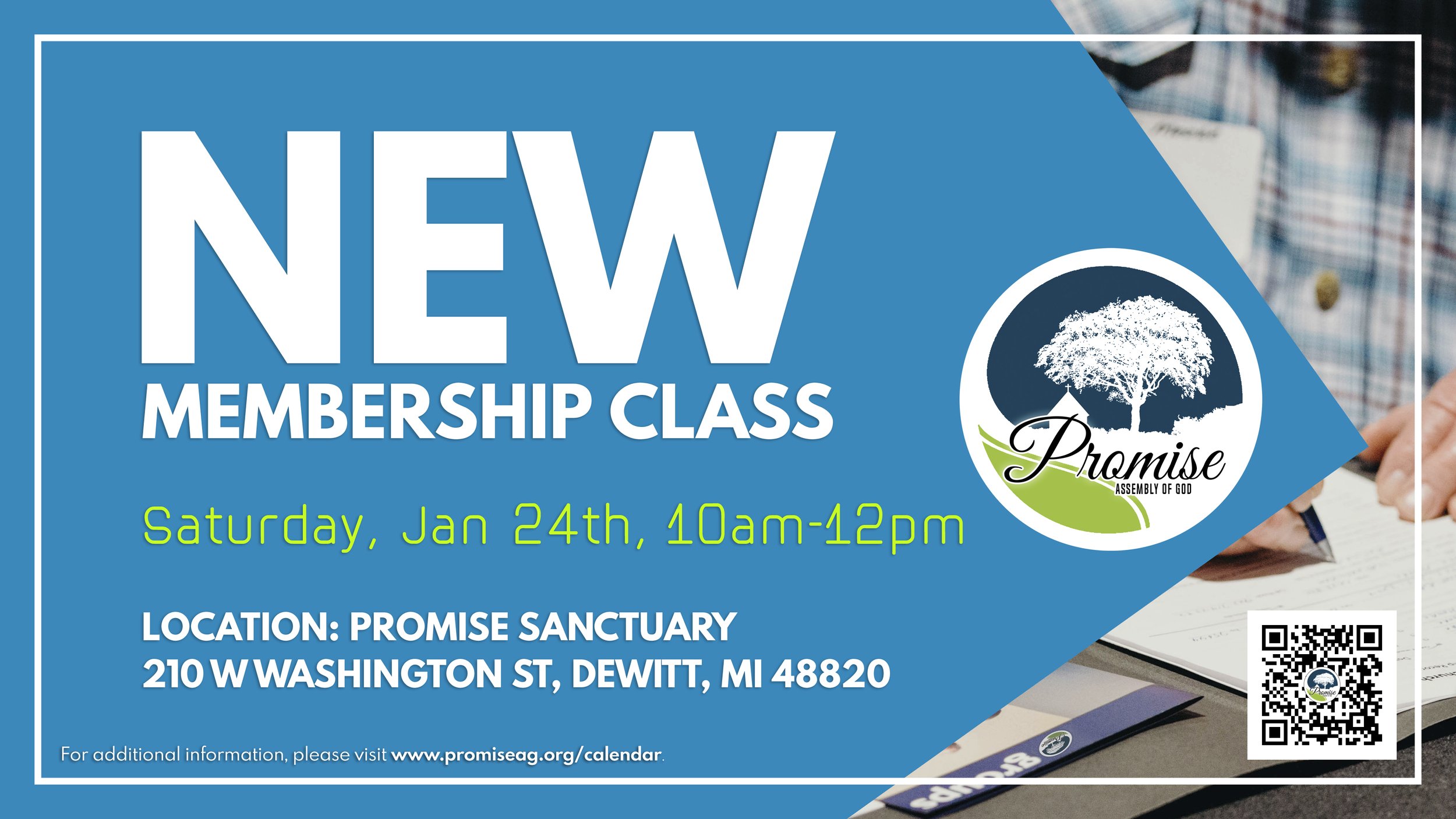 Promise New Membership Class -  January 24, 2026 10am-12pm