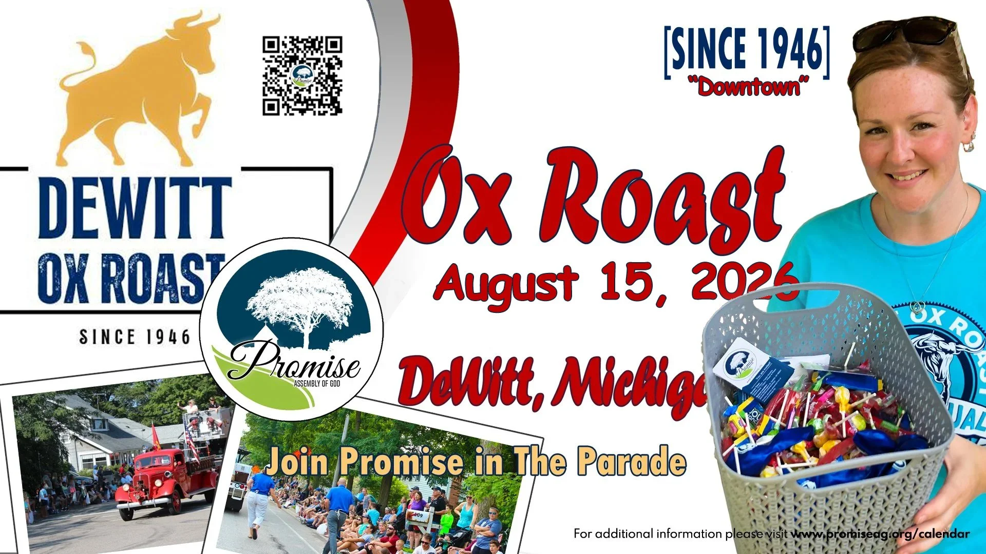 Join Promise in the DeWitt Ox Roast Parade - August 15th, 2026
