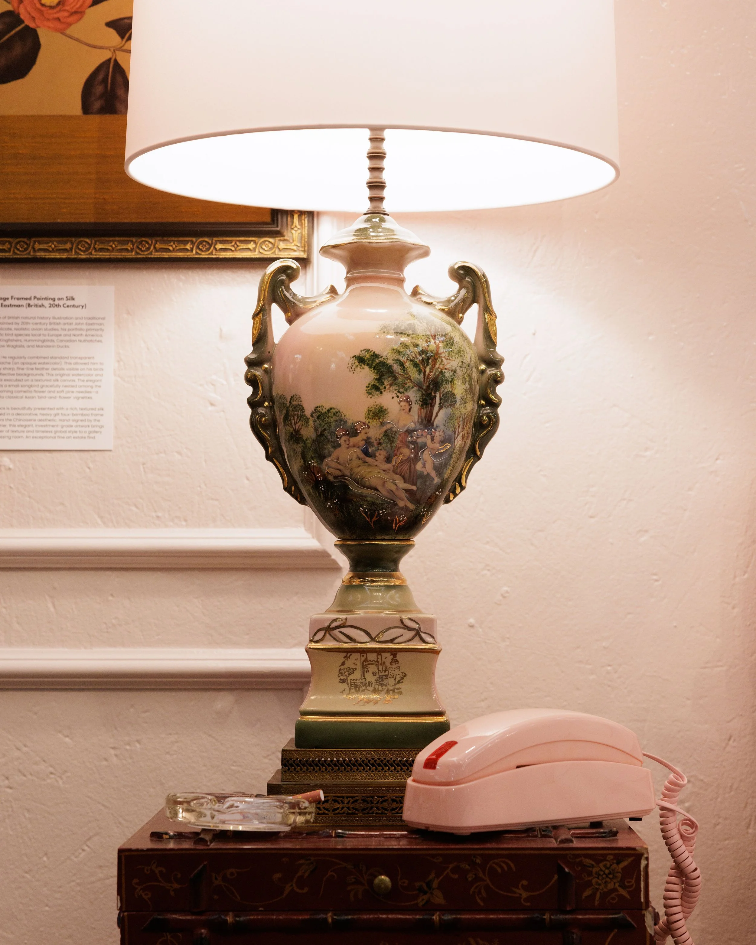 Pair of Exquisite French Rococo Revival Urn Lamps
