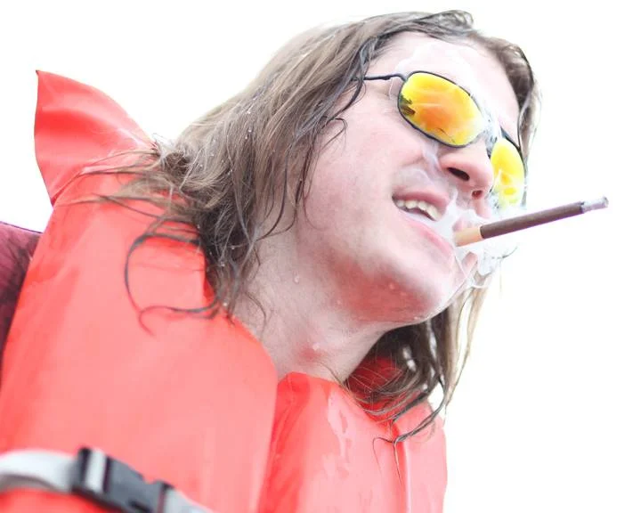 “Swum ashore. man, like a duck: I can swim like a duck, I'll be sworn. “- Taggart Bradley as Trinculo in UPShakes inaugural production of the Tempest. Photo by Alastar Dimitrie.