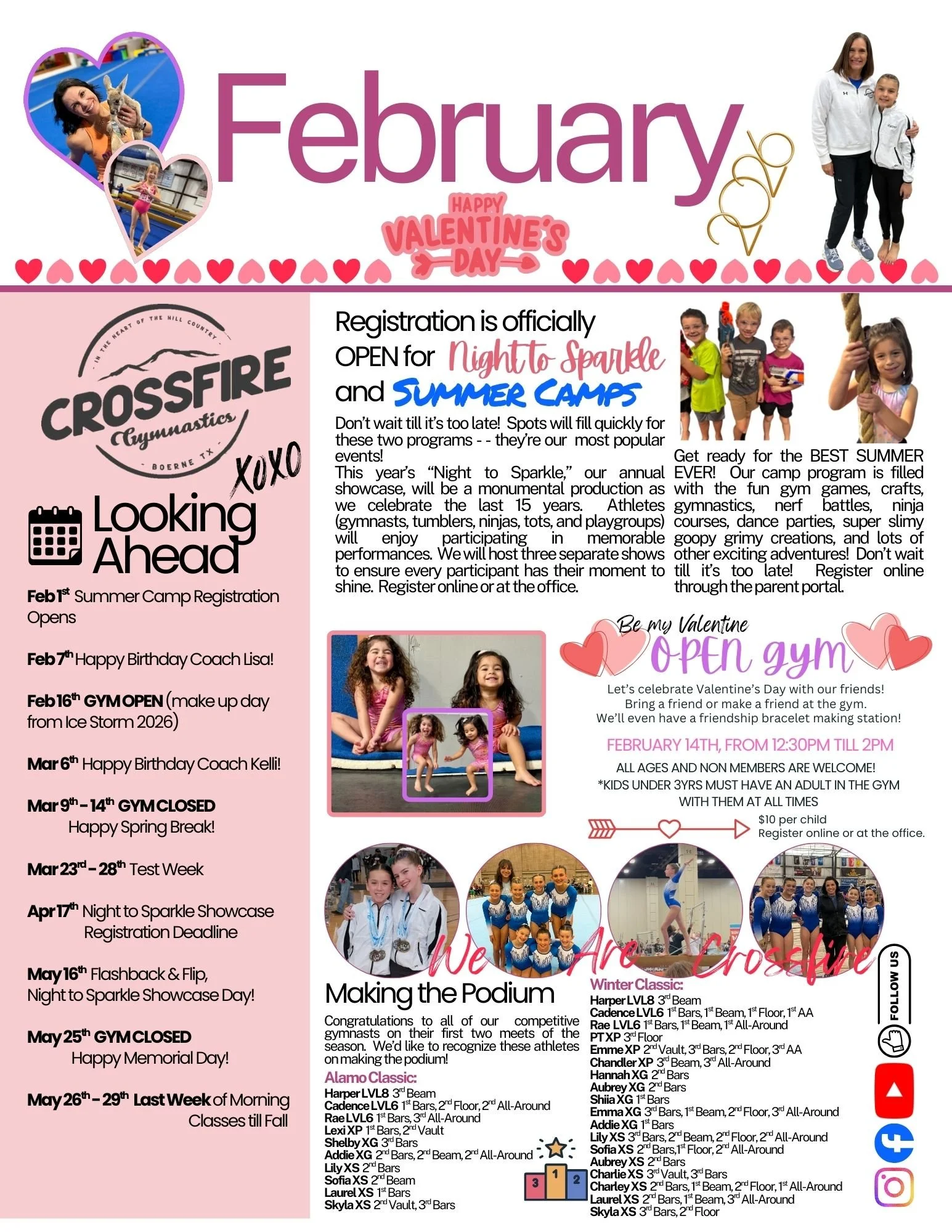 💖February at the Gym: Flip Into What’s Next! 