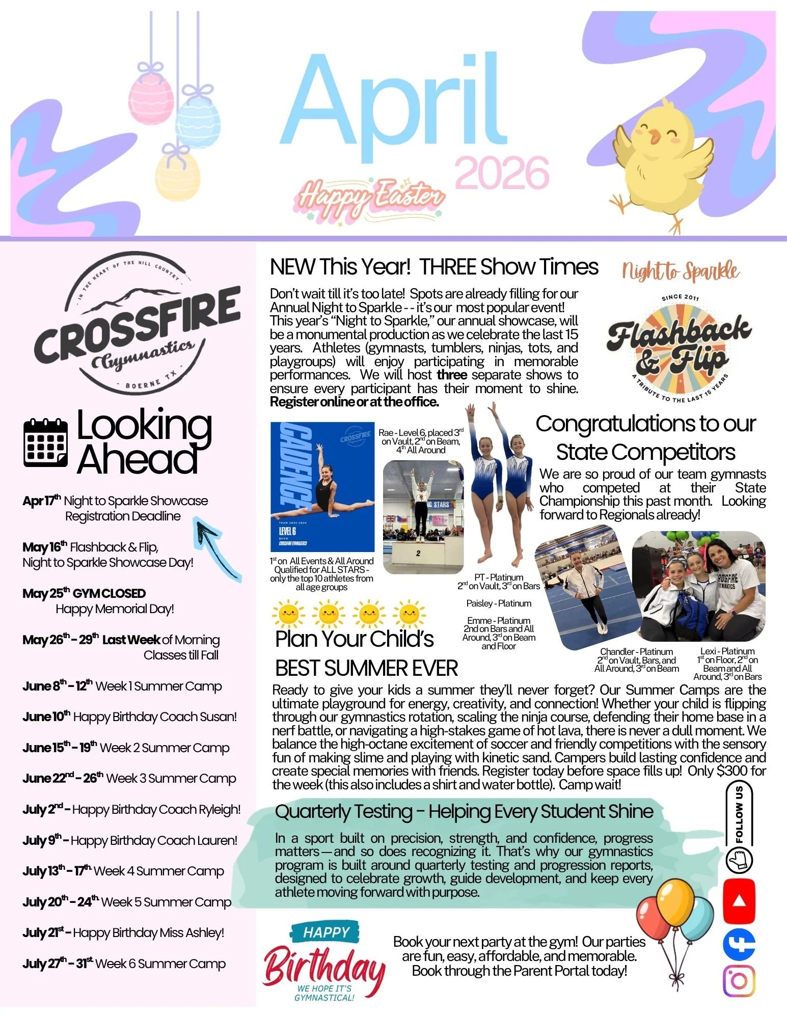 April Newsletter 