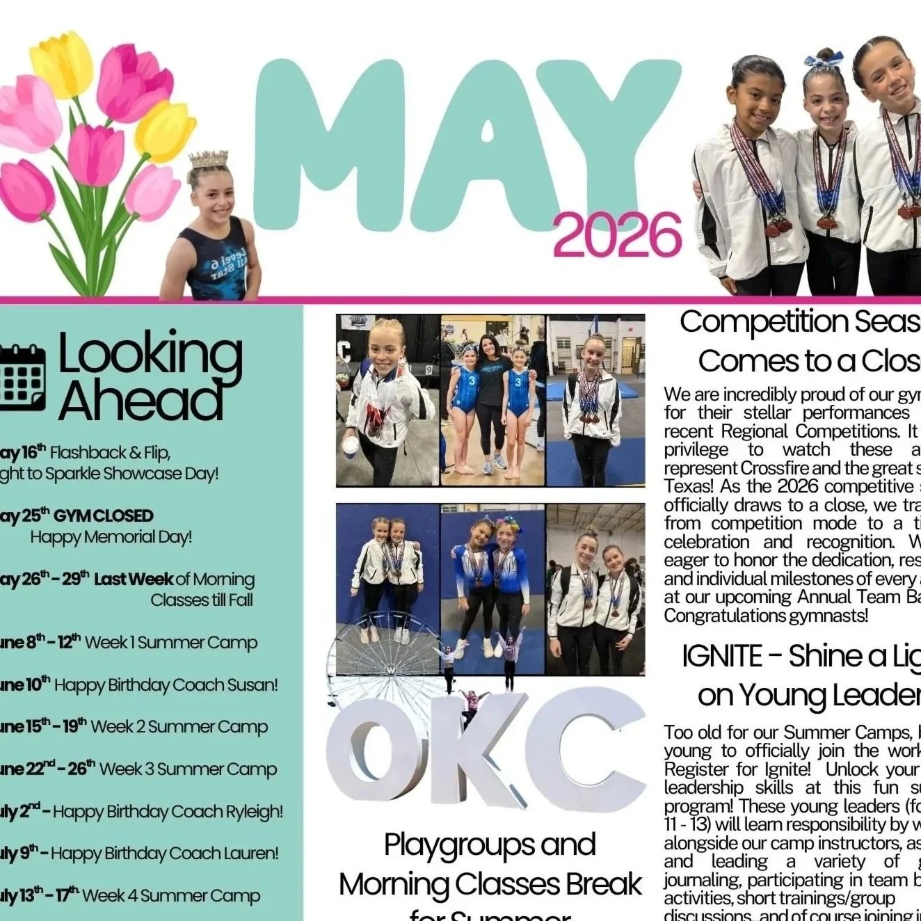 Our May Newsletter Has Arrived! 