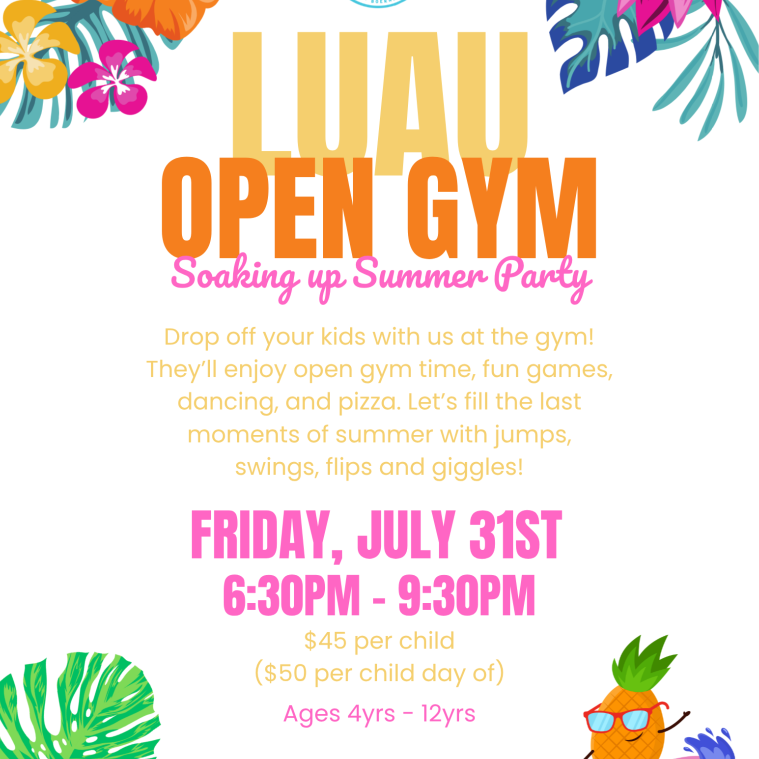 Luau Open Gym