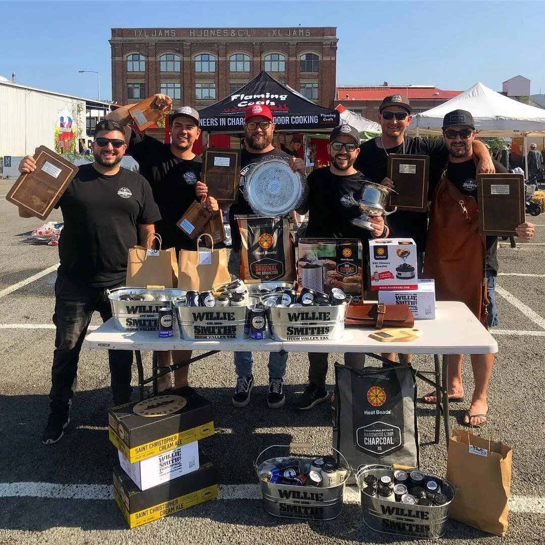 @clennettsmitre10 Grand Champions @butchersaxebbq @heatbeads Reserve Grand Champions @bigsmoke_bbq 
Blues, Brews and Barbecues 2019 #bluesbrewsbbqs19 #hobart #winners #reservegrandchampion #grandchampion #smokedmeat #bbq #barbecue #williesmiths