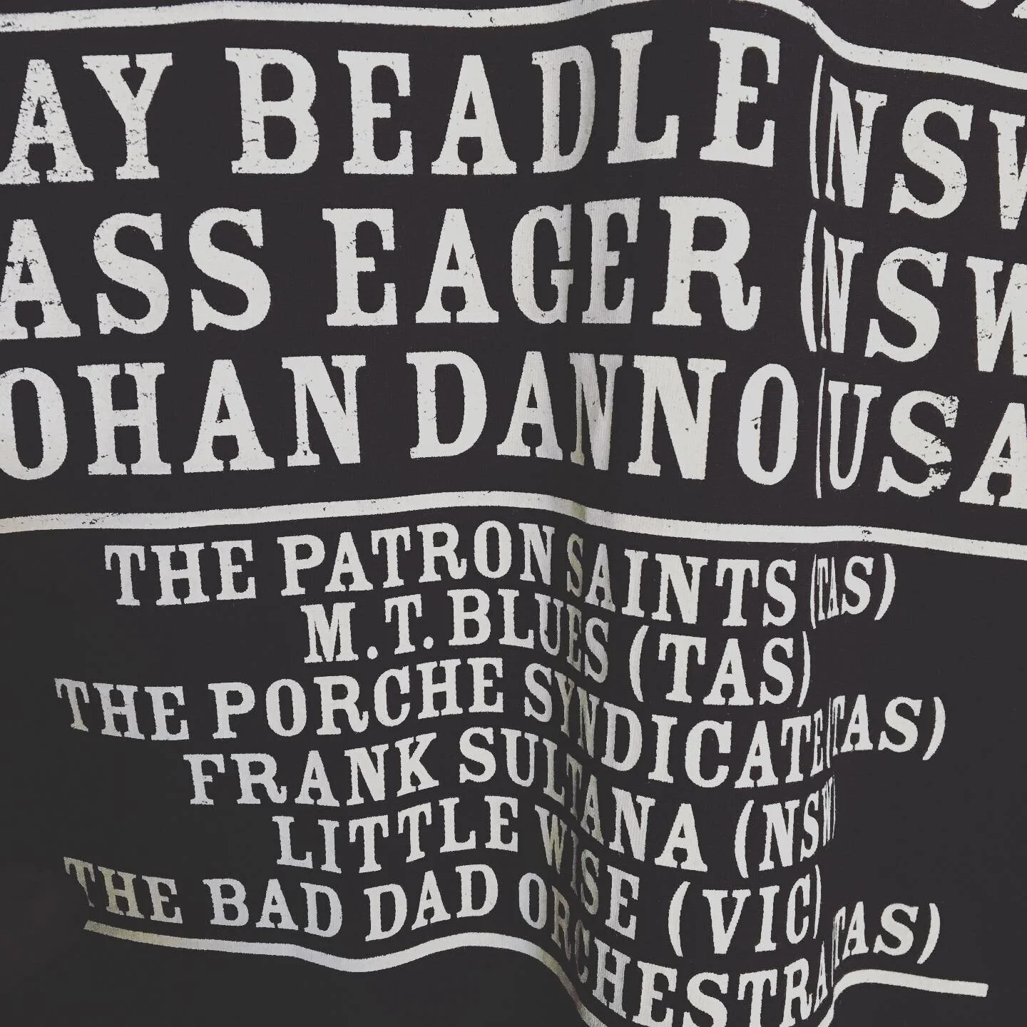 This year&rsquo;s shirts have just arrived. Limited numbers in black or white.  #hobartbrewingcompany #hobartandbeyond #merch #hobartbluesfest #hobartbluesbrewsandbbqs #raybeadleband