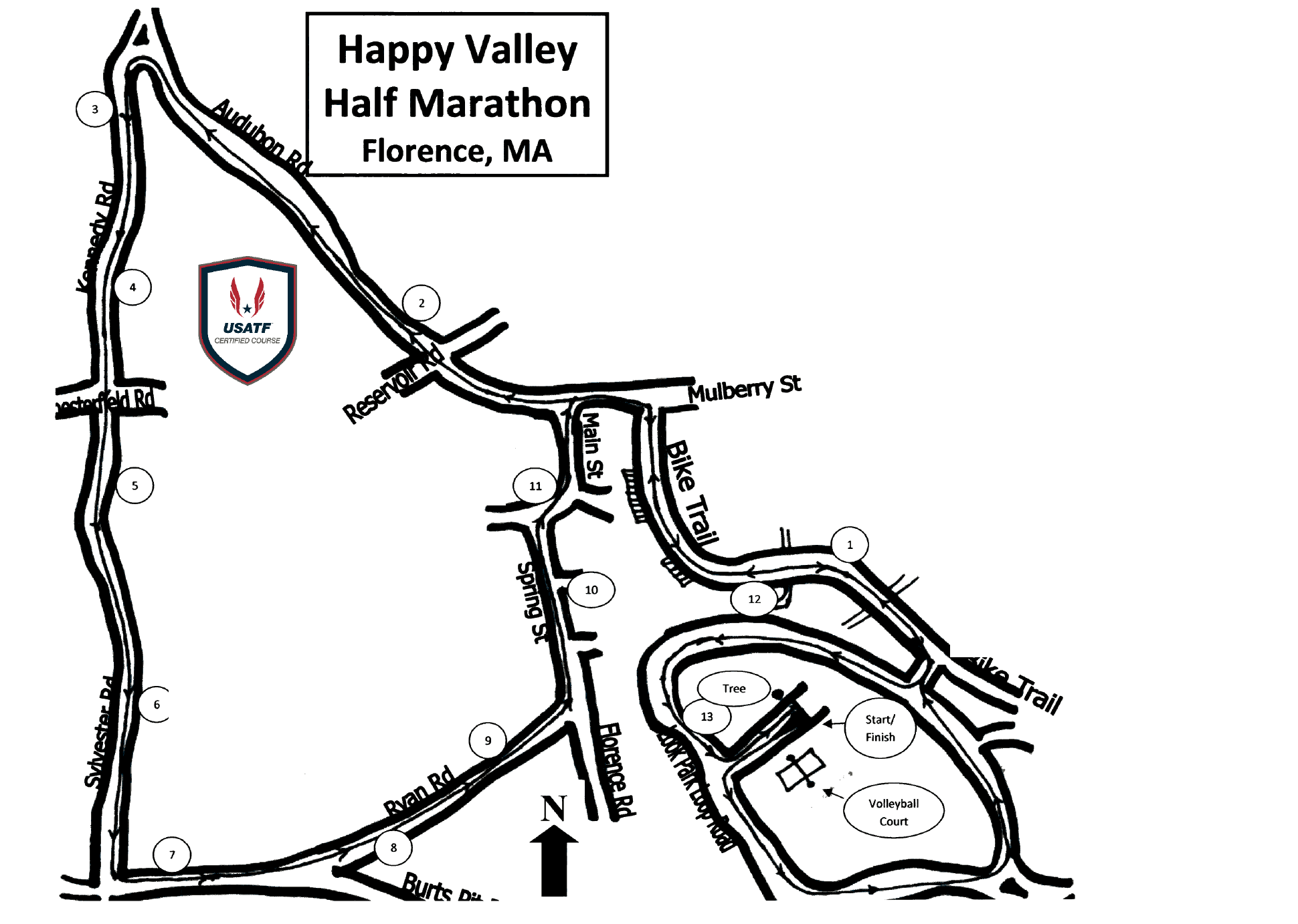 A more detailed course map can be found here