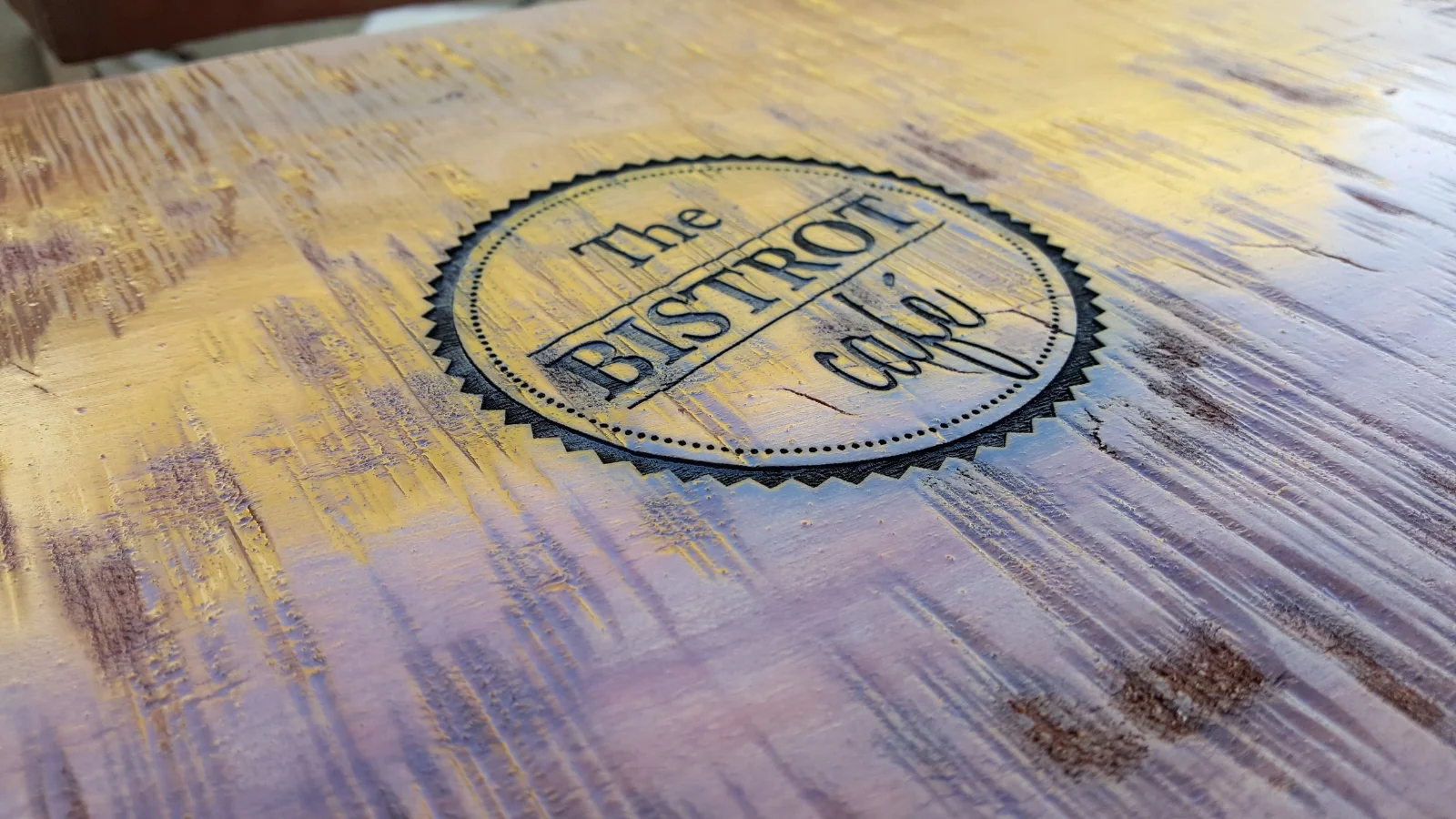 Briefed by our local cafe owner to make some solid timber high bars, we jumped at the opportunity to use laser engraving in the tops to make Angie’s brand really stand out. Redgum sealed with a matt polyurethane makes the timber look and feel like it was freshly cut. We love creative ideas and strive to deliver beautiful retail spaces where our clients spend most of their time.