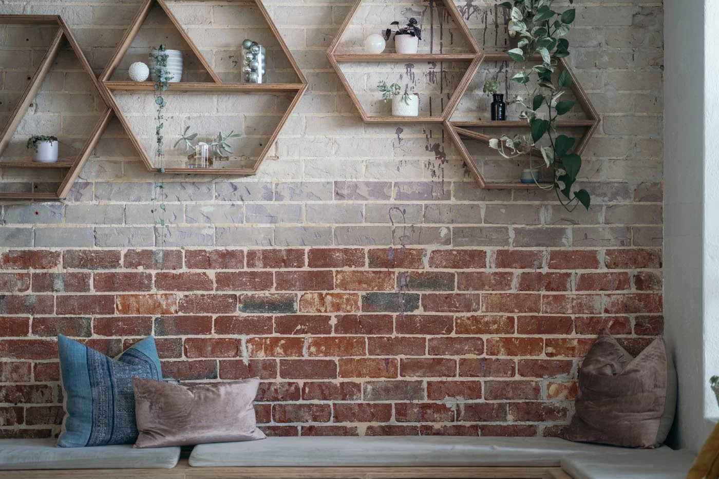 Working with creative designers and great clients really makes our job easy. Jo Carmichael from Texture.tone.design has beautiful taste and creates amazing spaces. We incorporated custom plywood shelves, solid WA blackbutt tops and distressed planks in the fitout. Calm and flow is created here with the new name Flow Space, situated in Vincent Street, North Perth. Check it out for yourself and tell us what you think.