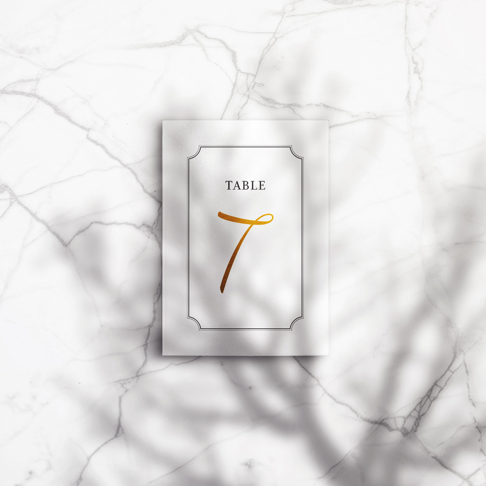 Holly Table Number