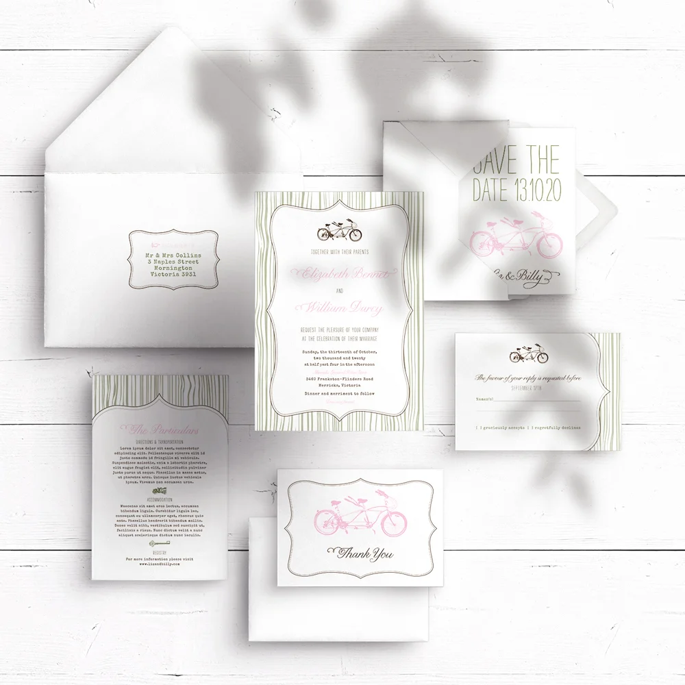 Elizabeth Wedding Invitation Suite