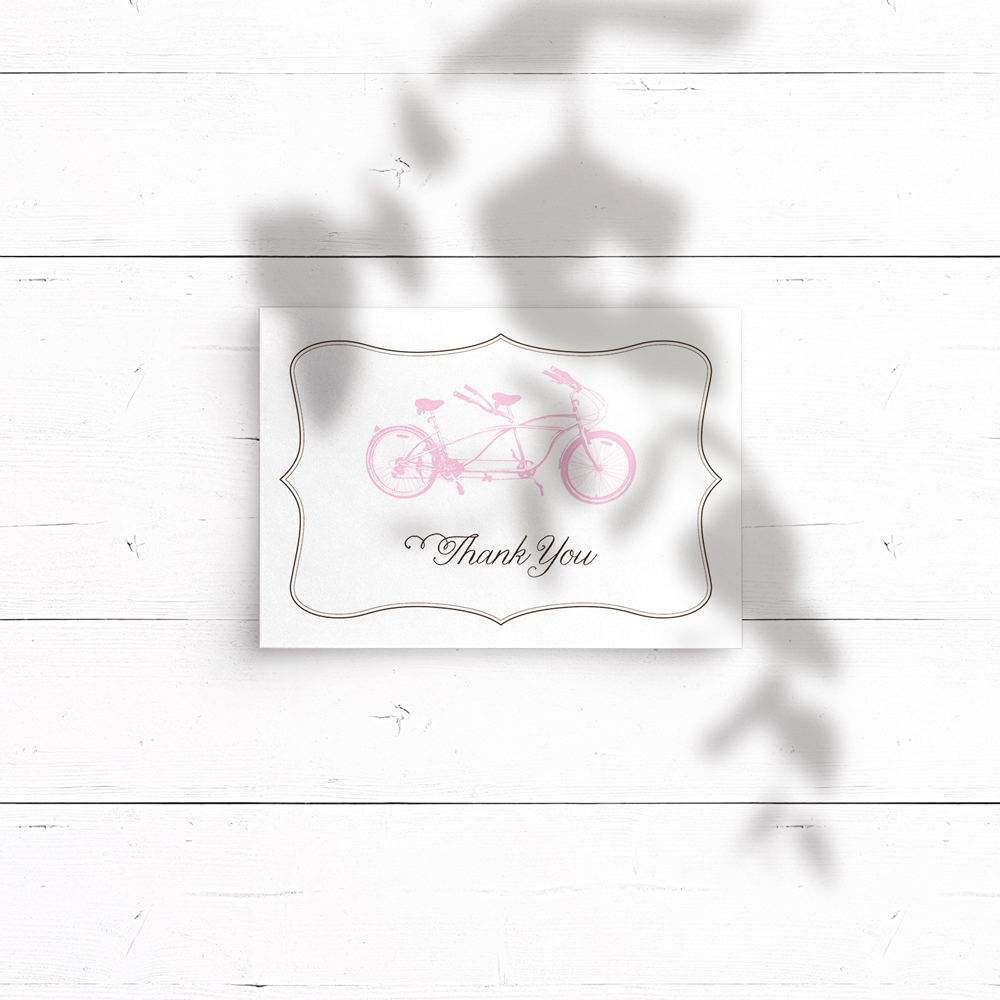 Elizabeth Thank You Card (size A6 148mm W x 105mm H folded)