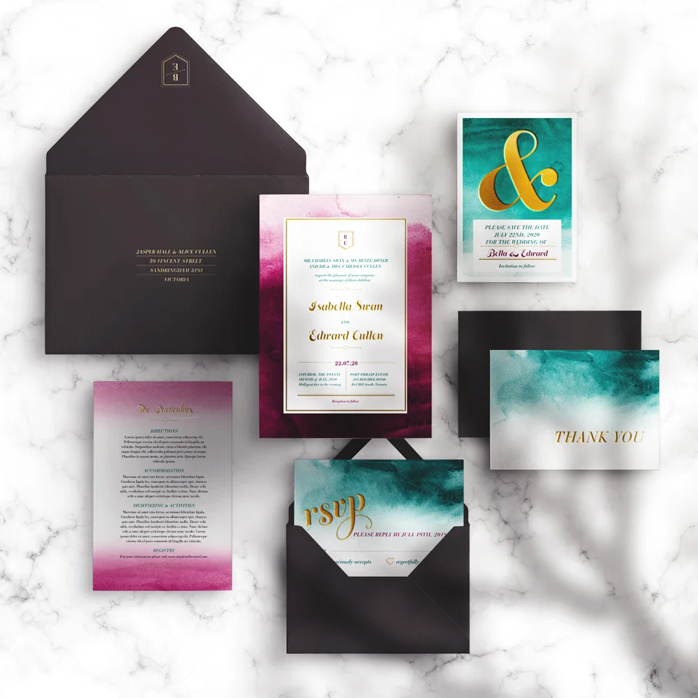Bella Wedding Invitation Suite