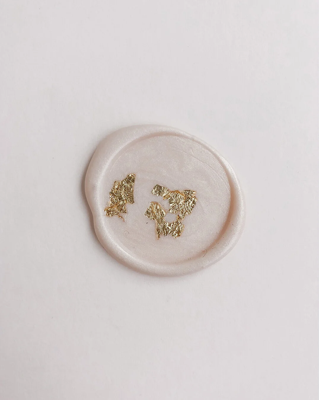‘Blank’ pre-made self adhesive wax seals