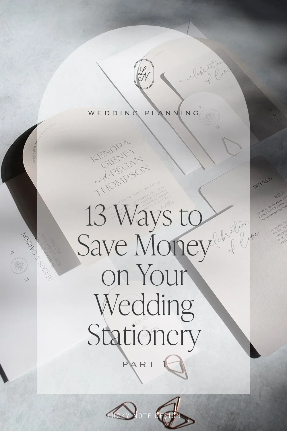 13 Ways to Save Money on Your Wedding Stationery PART 1!