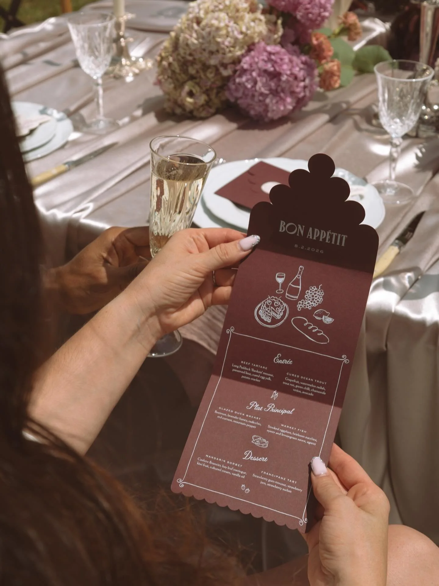 So excited to have been part of this dreamy, romantic styled shoot&mdash;with just the right touch of whimsy. I mean look at these gorgeous photos 🩷❤️ The colours! All the details!

The wedding stationery was inspired by the beautiful surroundings o