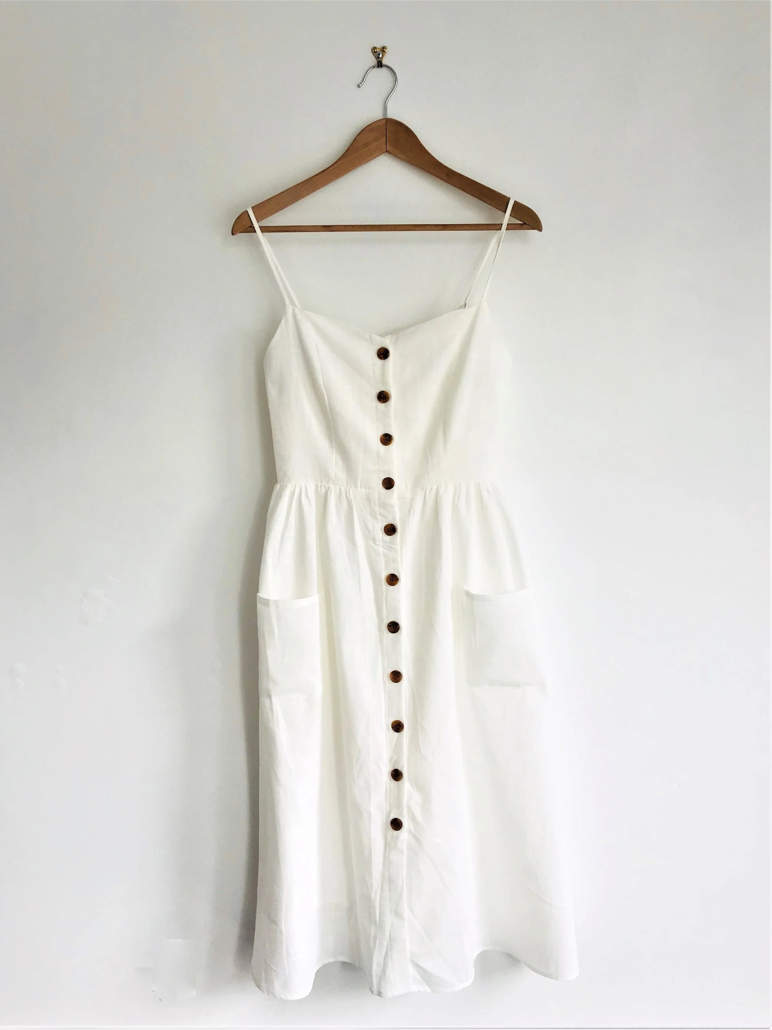 Botton Front Tank Dress - Cotton Lawn (100 pieces) 