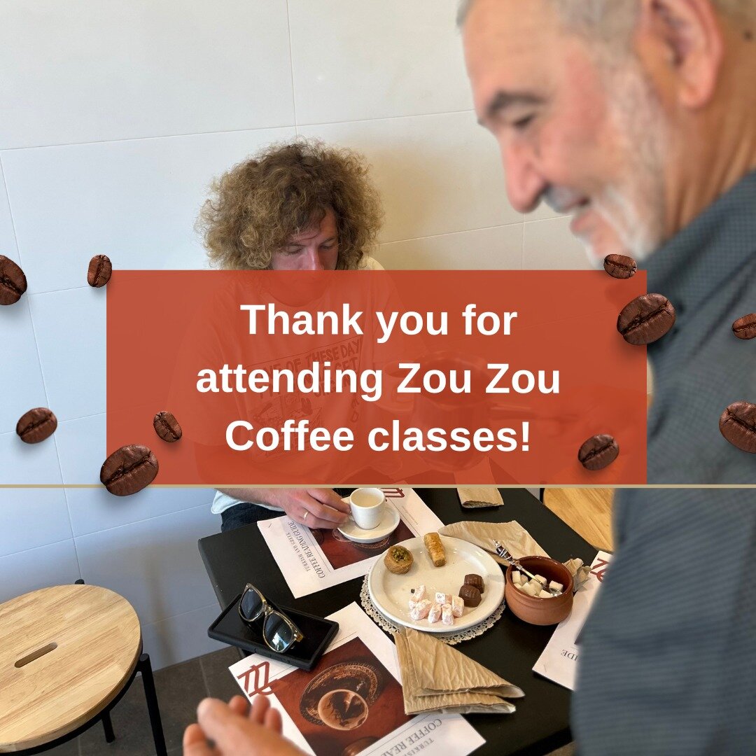 A big THANK YOU to every one of you who joined our amazing coffee classes! 🥰

We loved sharing the magic of our Zou Zou Coffee machine with you. 
Meeting you has been an absolute joy! ✨

Your enthusiasm and curiosity made every class a special exper