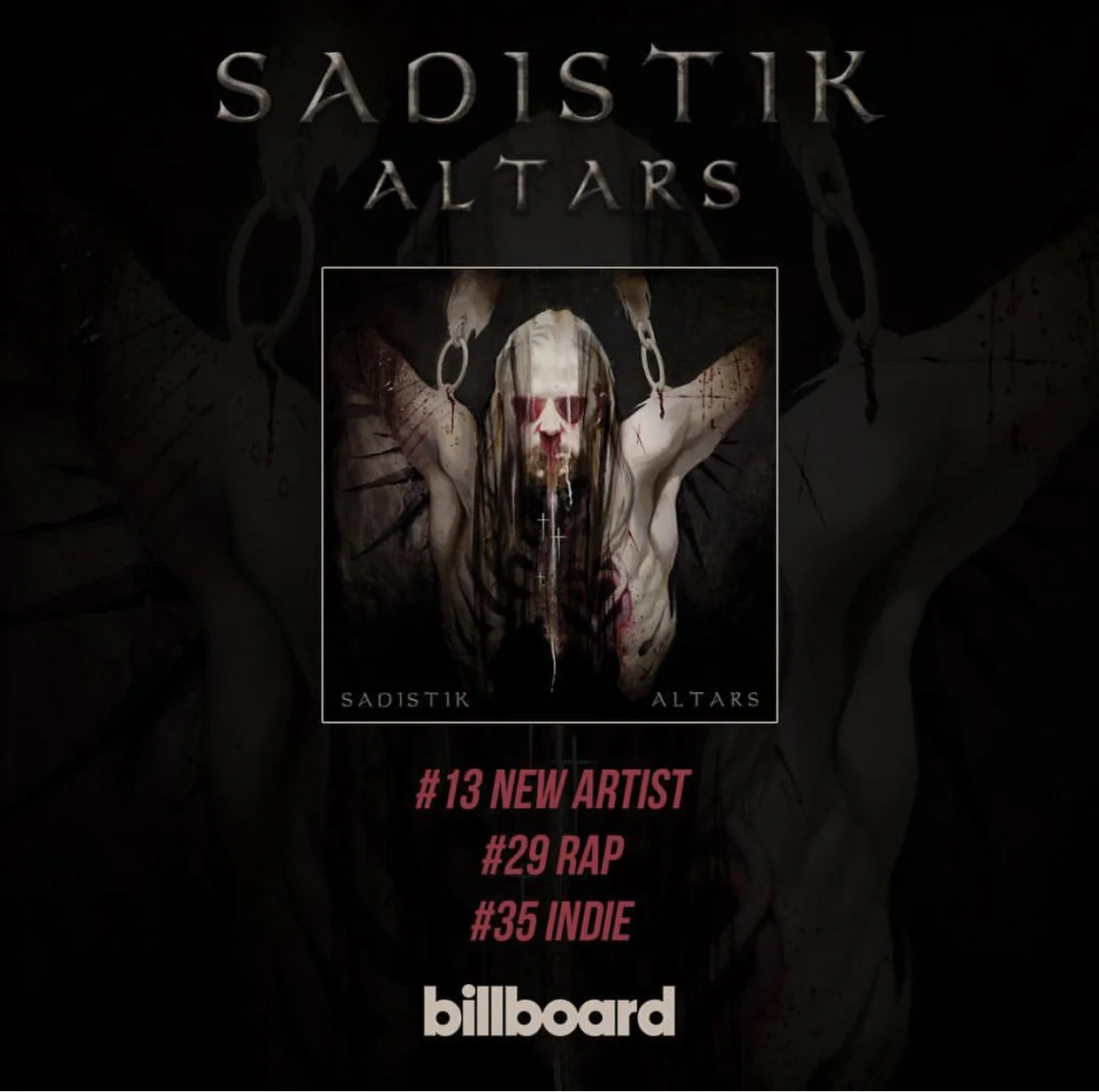 Altars charts on Billboard