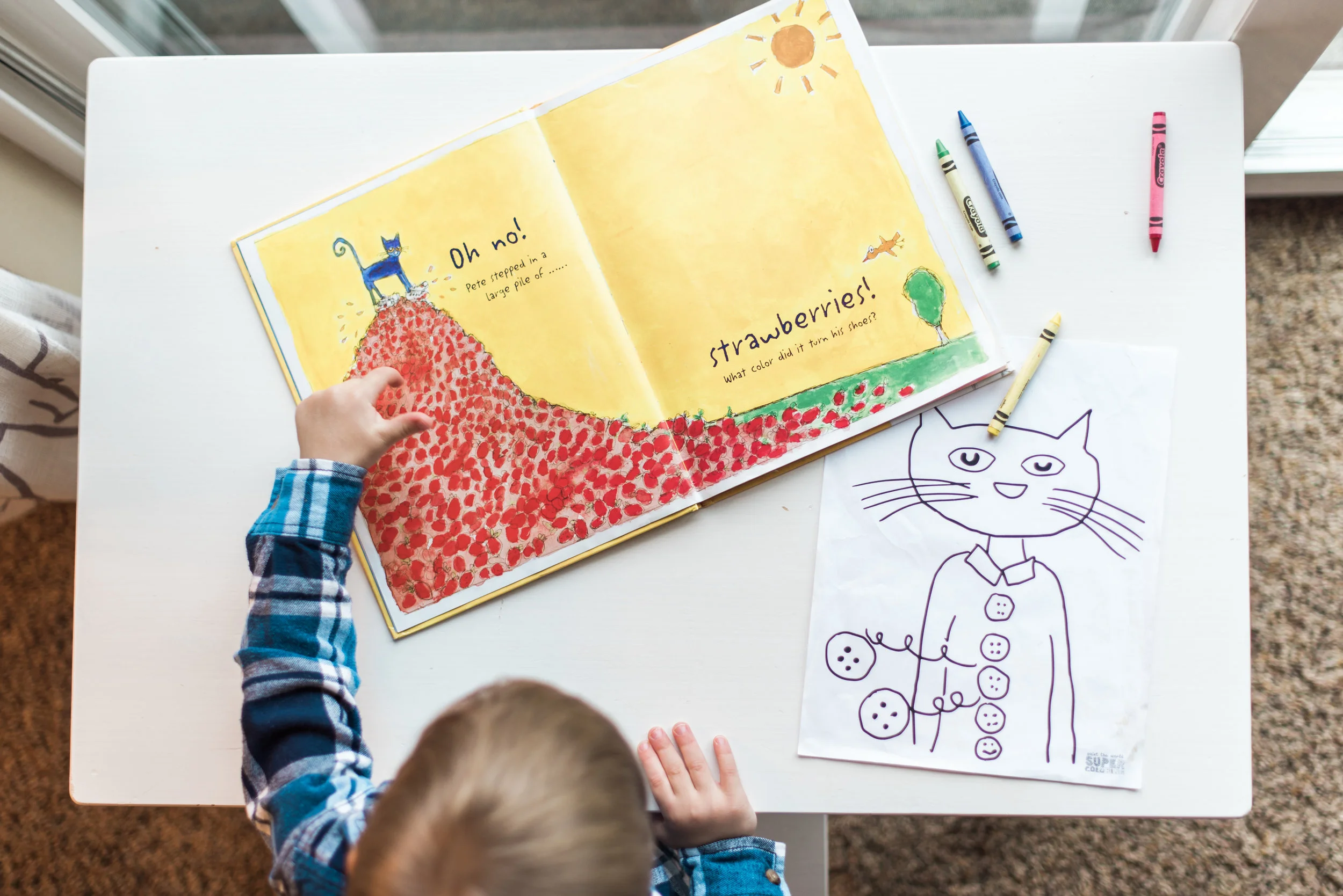 What Lincoln's Reading: Pete the Cat