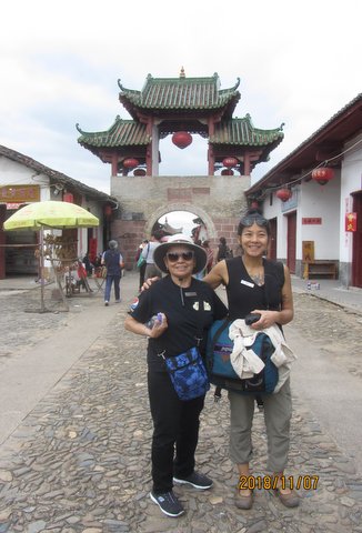 Setting foot on the ancient alley