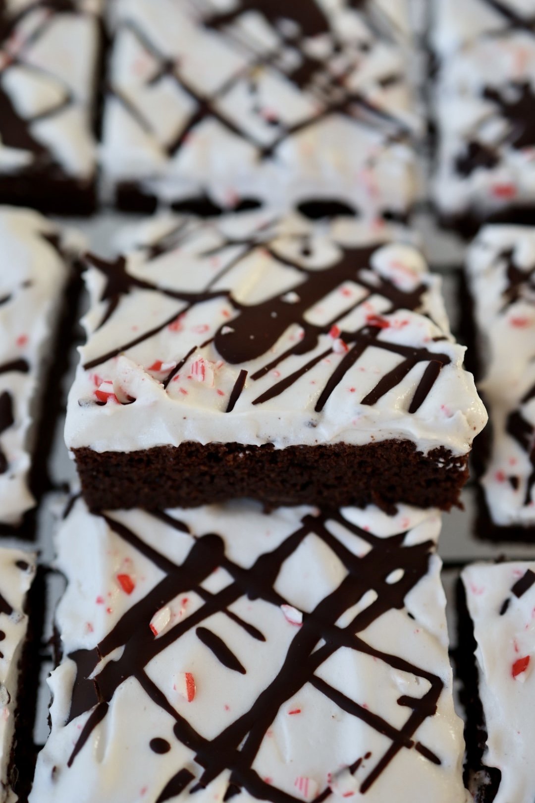Peppermint Whipped Brownies