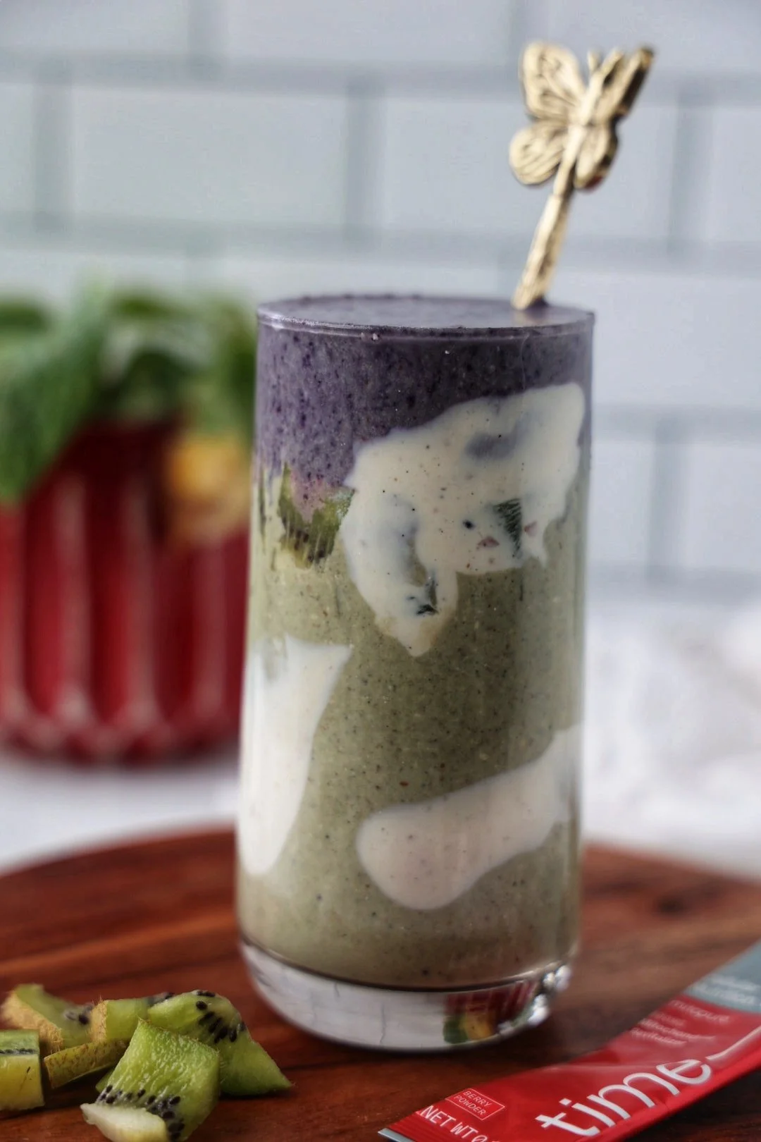 Healthy Aging Smoothie with Timeline Mitopure Berry Powder