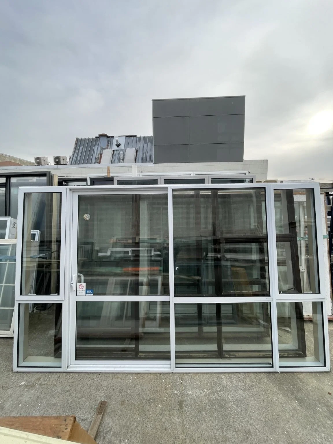 TM304 White Alu Double Glazed Ranch Slider 3670x2190 $3600