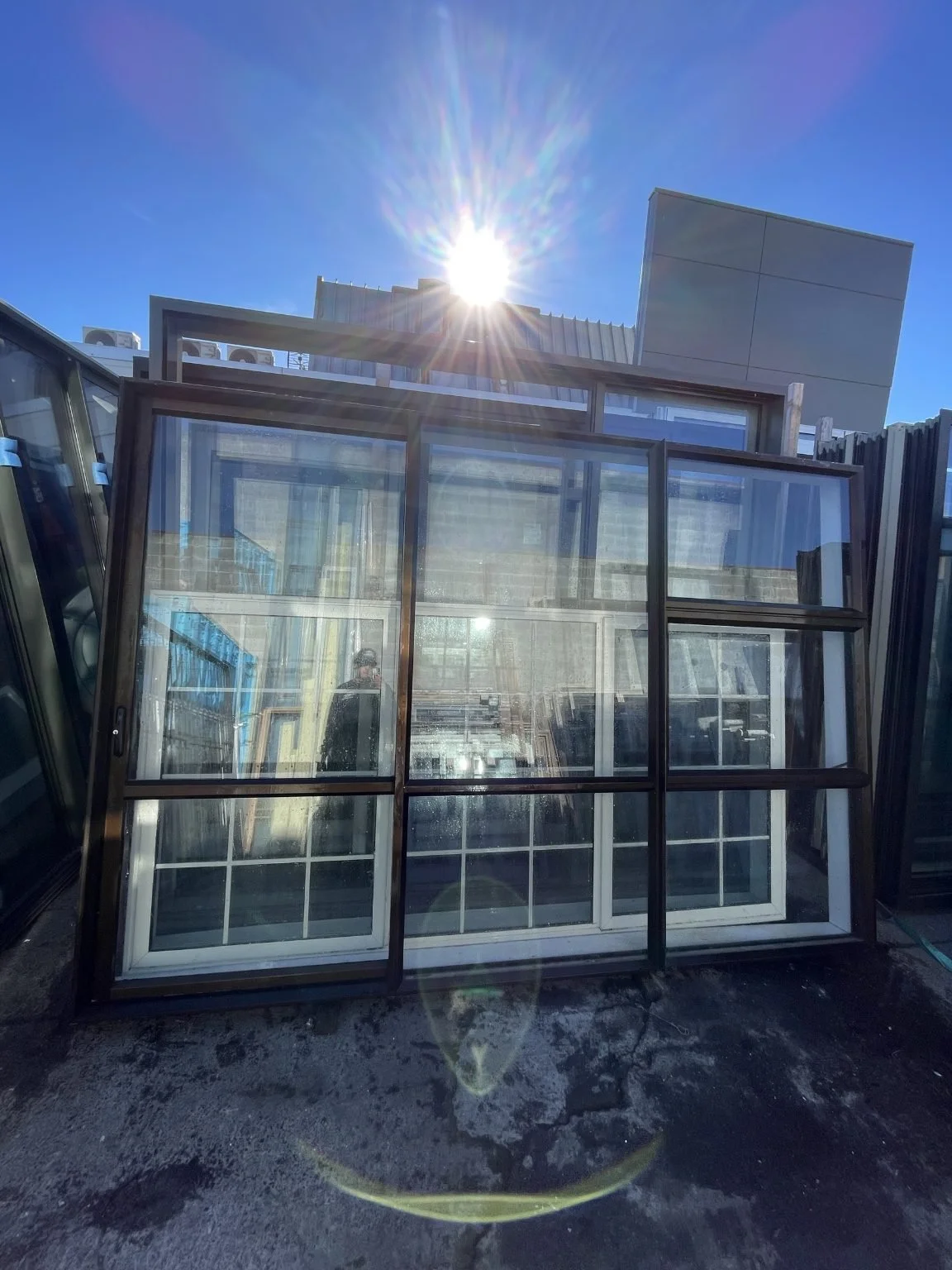TM701 Bronze Alu Single Glazed Ranch Slider 3165x2220 $1000