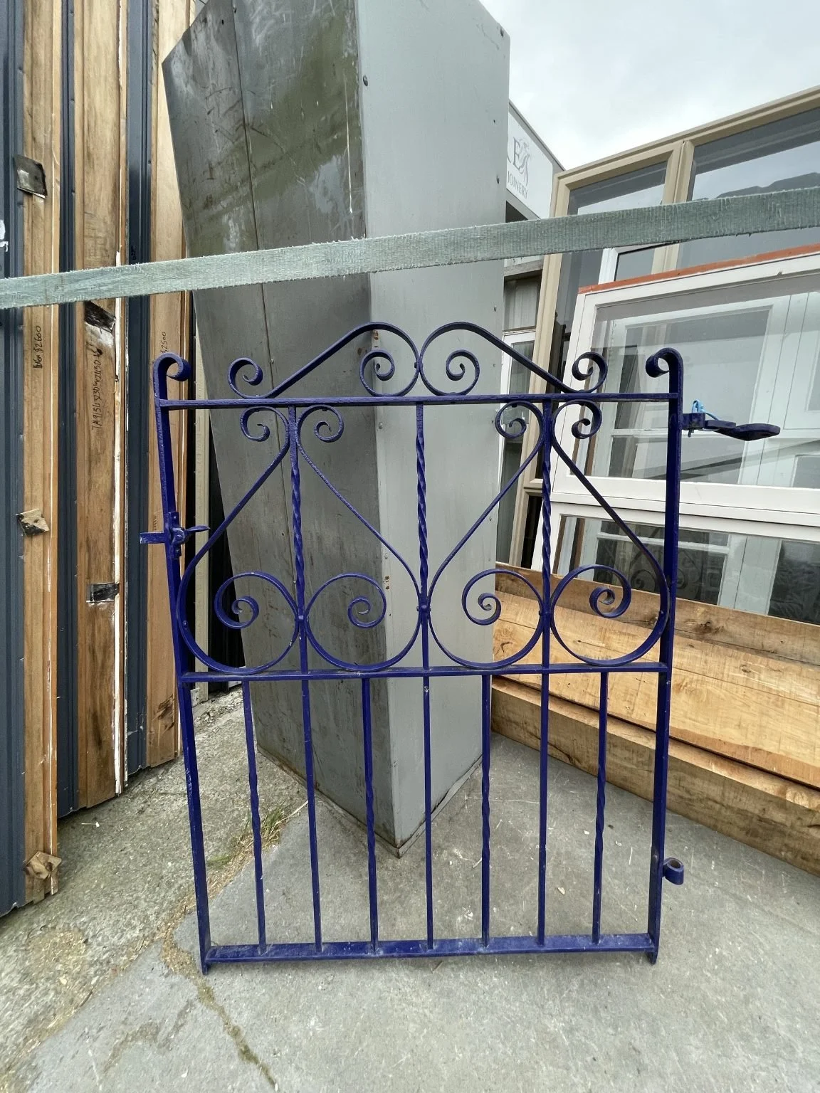 TM7 Electric Blue Steel Gate 910x1210 $900