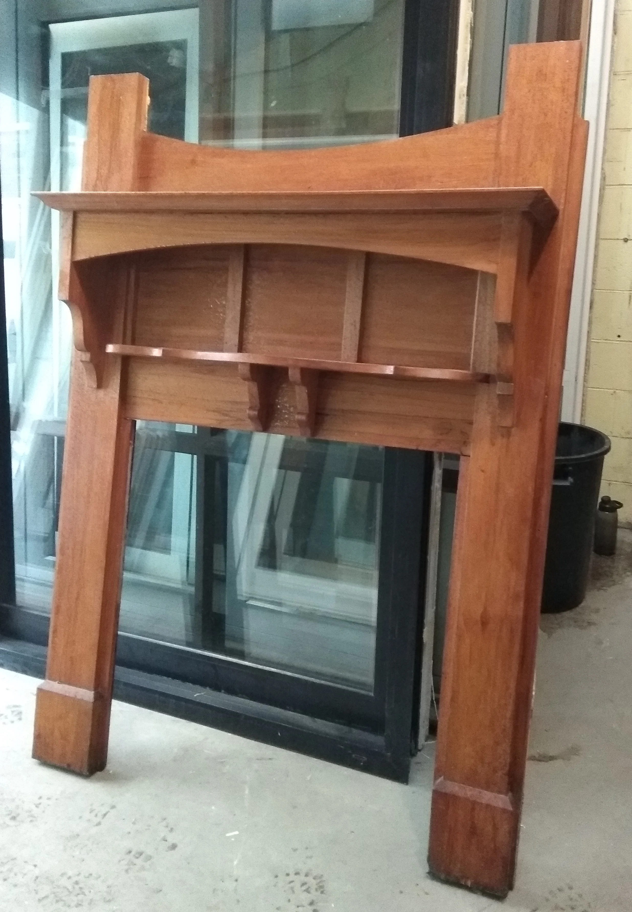 1917 historical Rimu fire surround