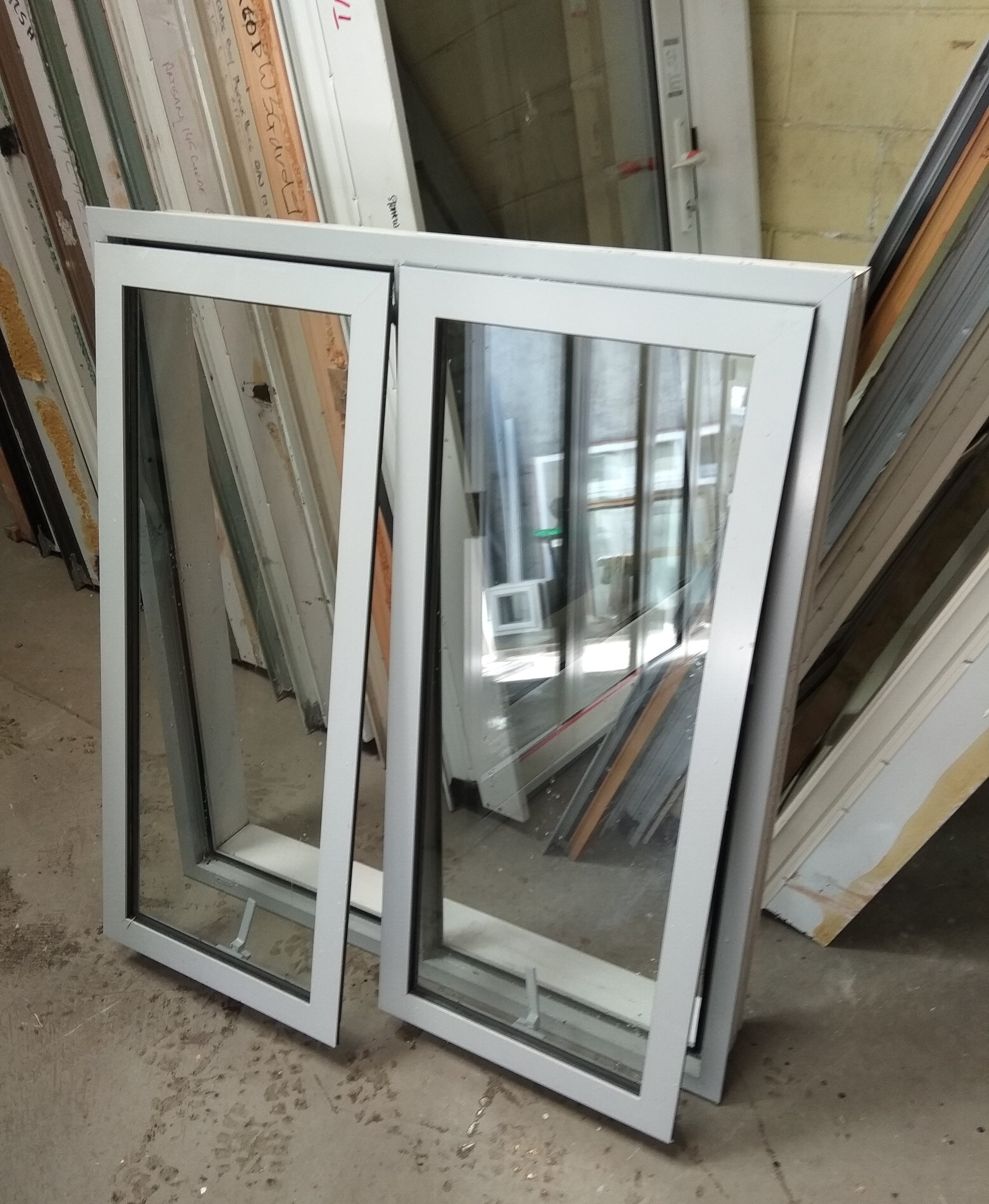 Double glazed aluminium window