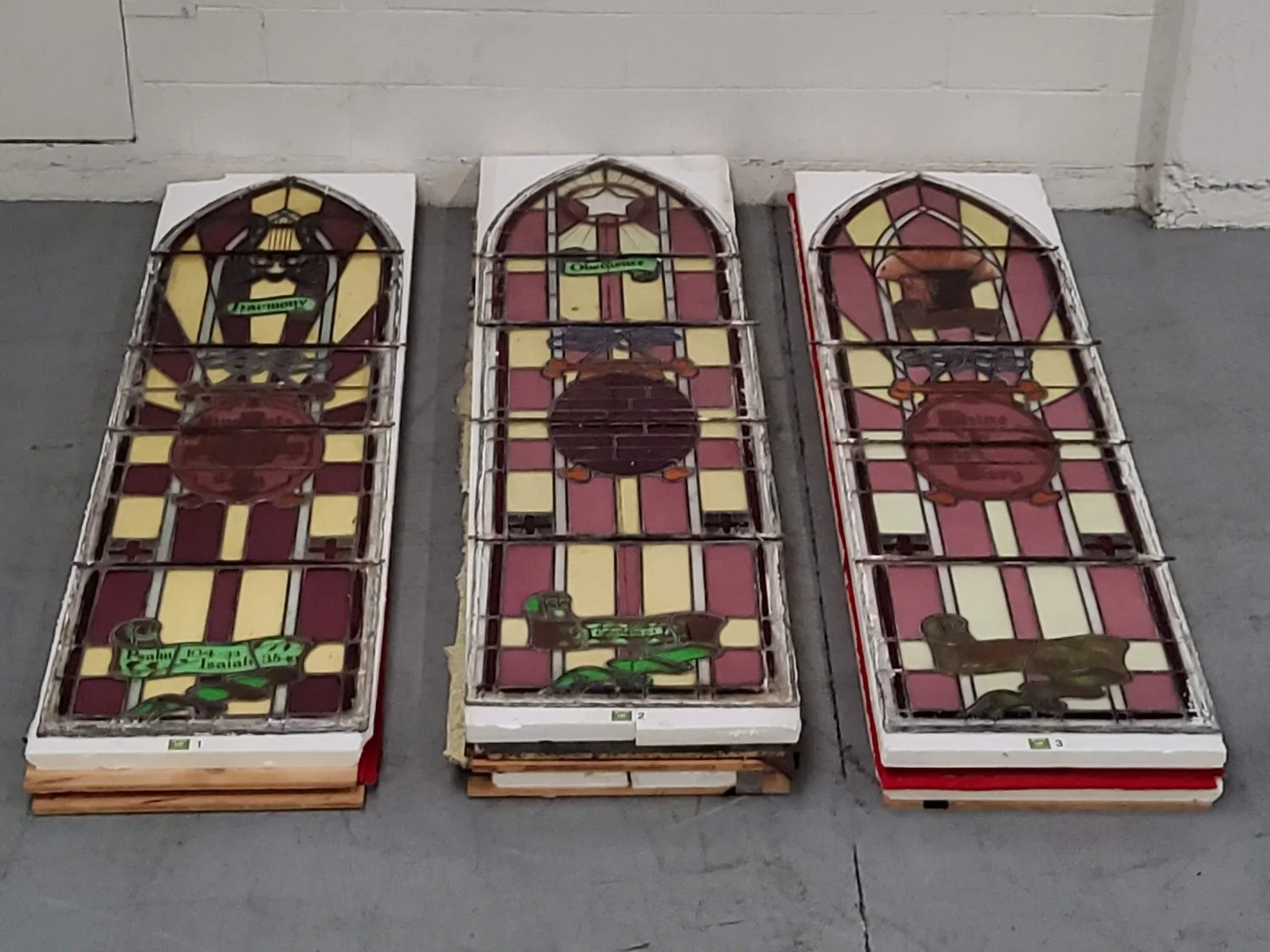 Stained Glass Leadlight Windows Wesley Methodist Church, Edgeware Road, Christchurch 5.jpg