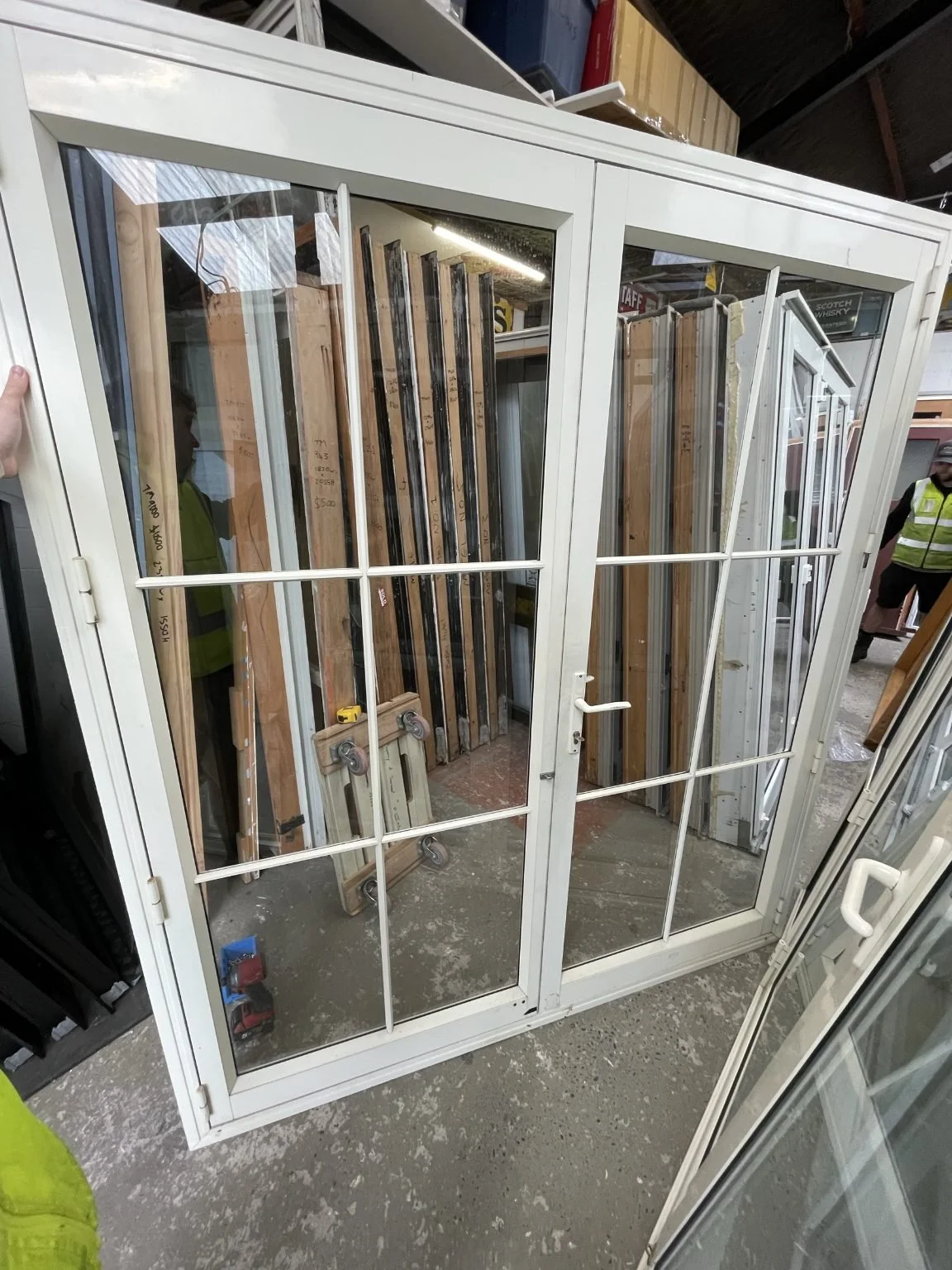 TM968 Off White Single Glazed French Door 1870x2135 $1250.jpg