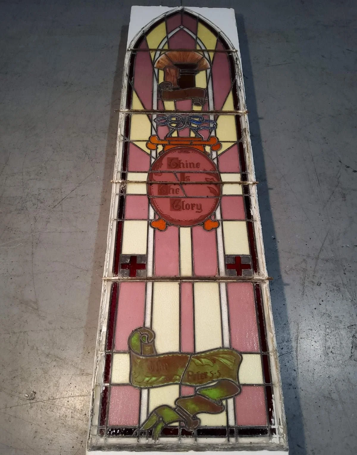 Humility Stained Glass Leadlight Windows Wesley Methodist Church, Edgeware Road, Christchurch 7.jpg