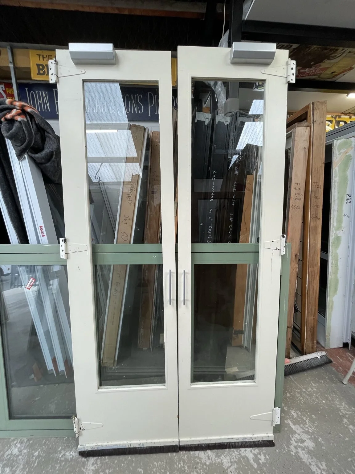 TM283 Internal Single Glazed French Door 1210x2300 $350