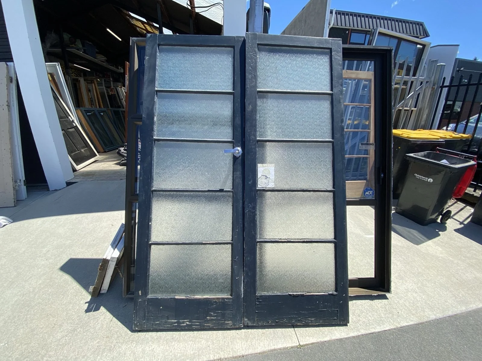 TM967 External Timber Single Glazed French Doors 1510x2135x44 $600