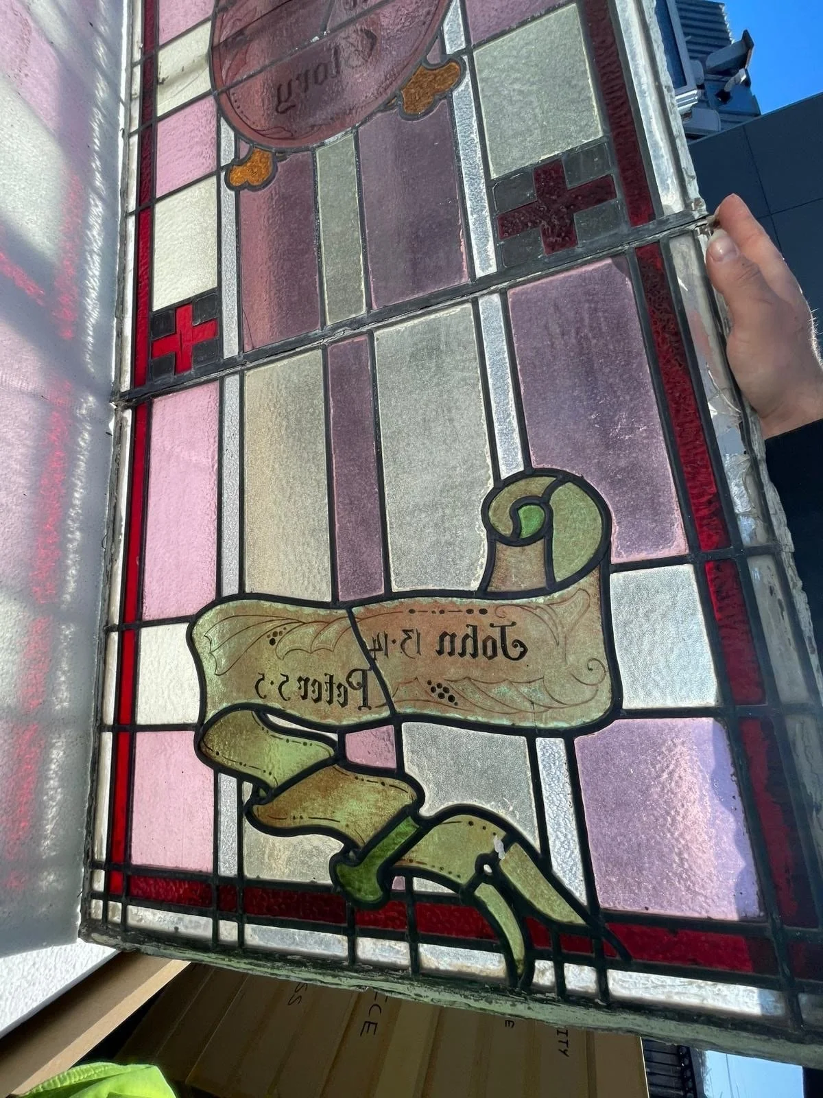 Humility Stained Glass Leadlight Windows Wesley Methodist Church, Edgeware Road, Christchurch 22.jpg